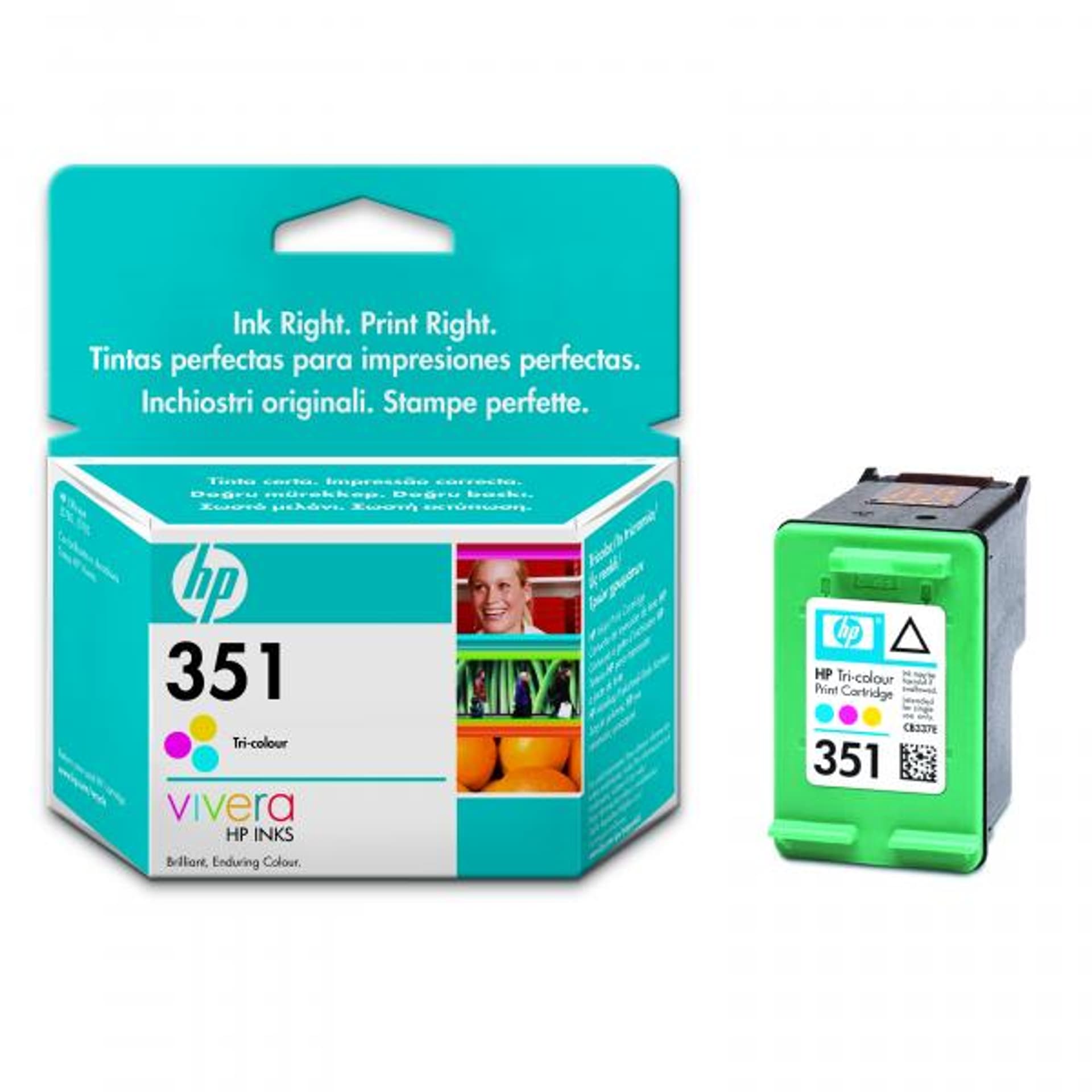 

HP oryginalny ink / tusz CB337EE, HP 351, color, 3,5ml, HP Officejet J5780, J5785