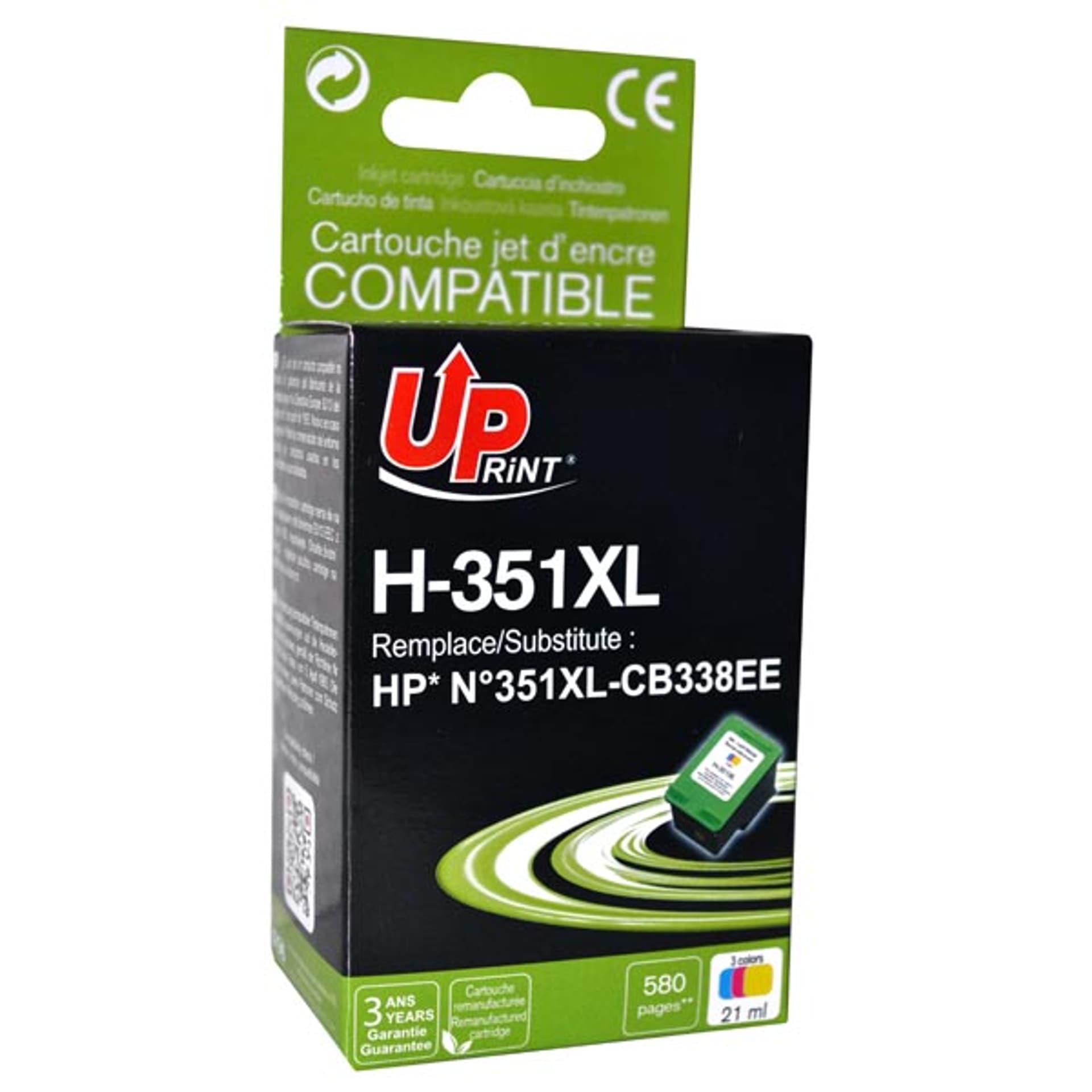 

UPrint kompatybilny ink / tusz z CB338EE, HP 351XL, color, 21ml, H-351XL-CL, dla HP Officejet J5780, J5785