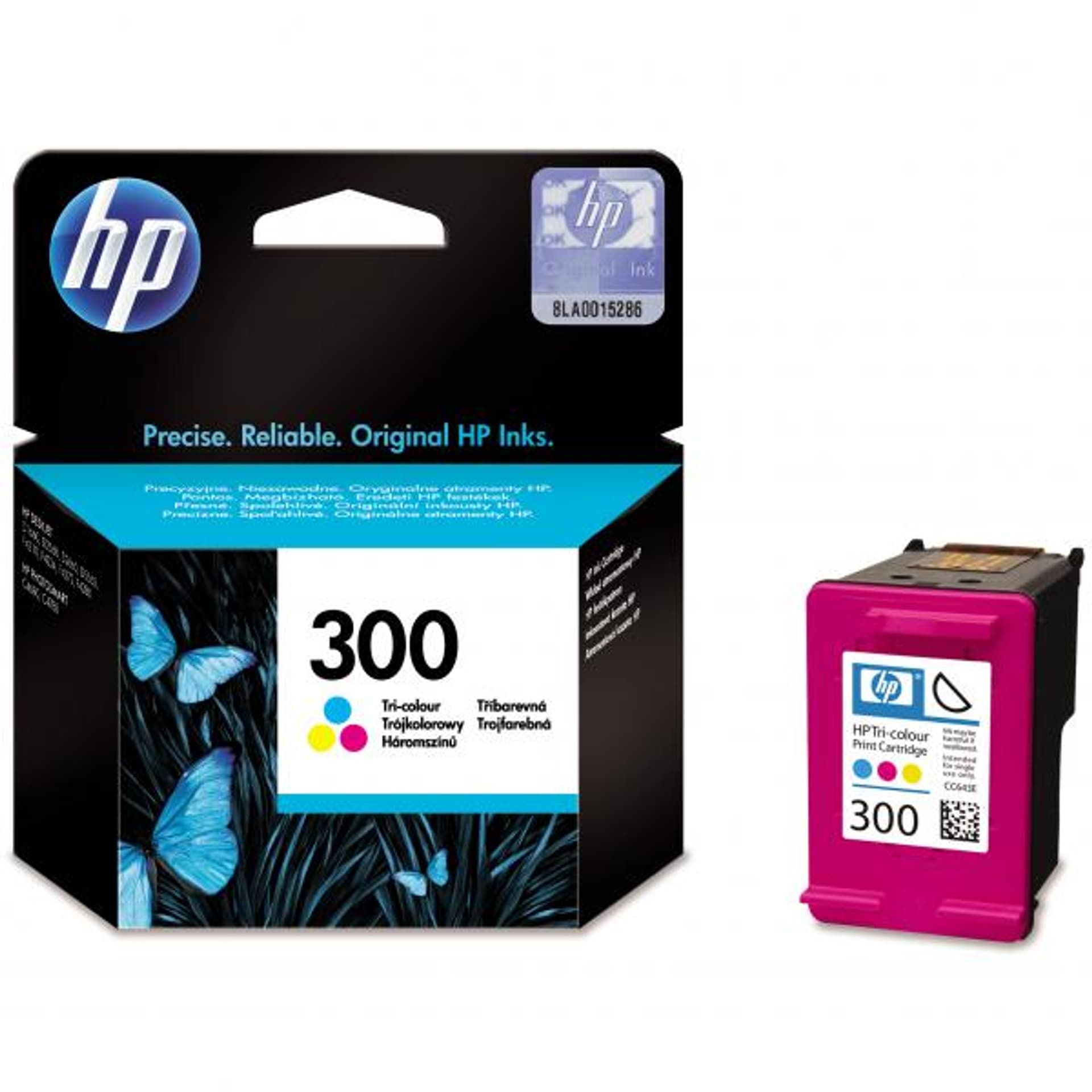 

HP oryginalny ink / tusz CC643EE, HP 300, color, blistr, 165s, 4ml, HP DeskJet D2560, F4280, F4500