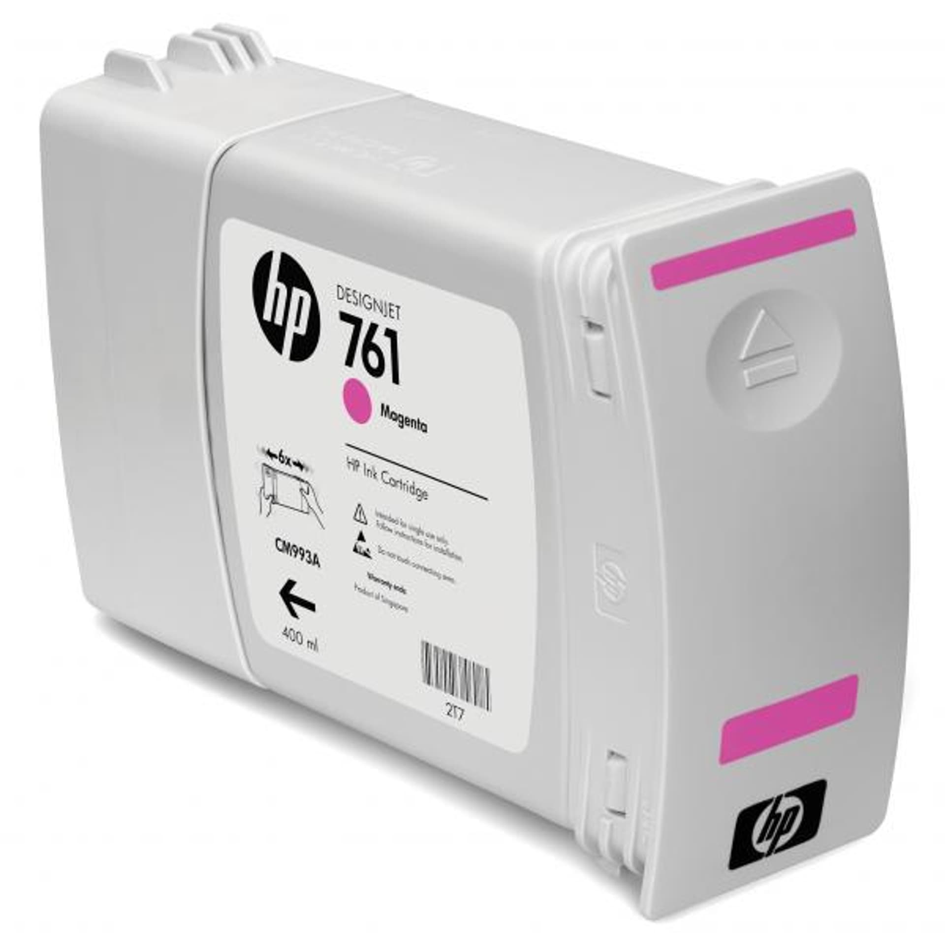 

HP oryginalny ink / tusz CM993A, magenta, 400ml, HP 761, HP DesignJet T7100