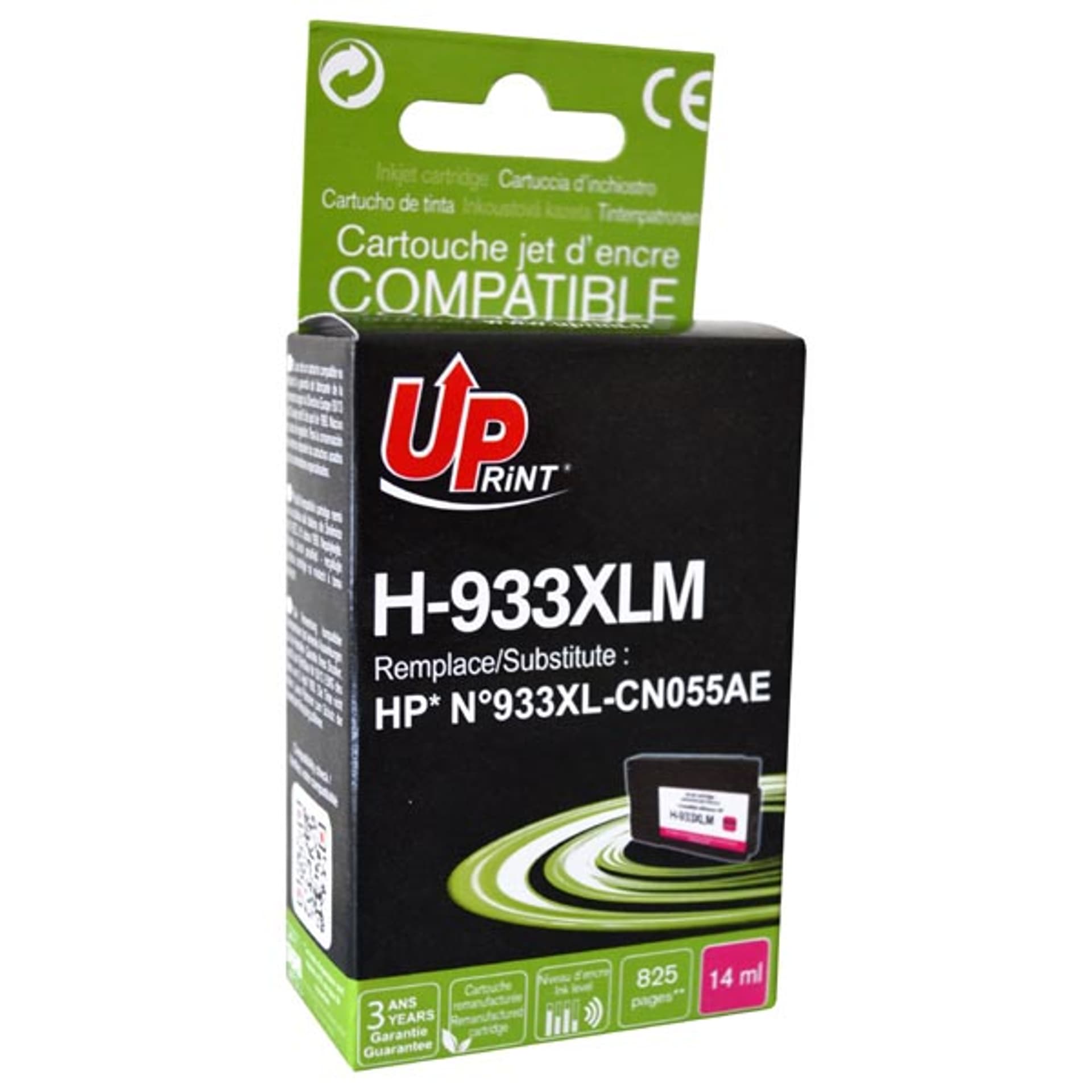 

UPrint kompatybilny ink / tusz z CN055AE, HP 933XL, magenta, 825s, 14ml, H-933XL-M, dla HP Officejet 6100, 6600, 6700, 7110, 7610,