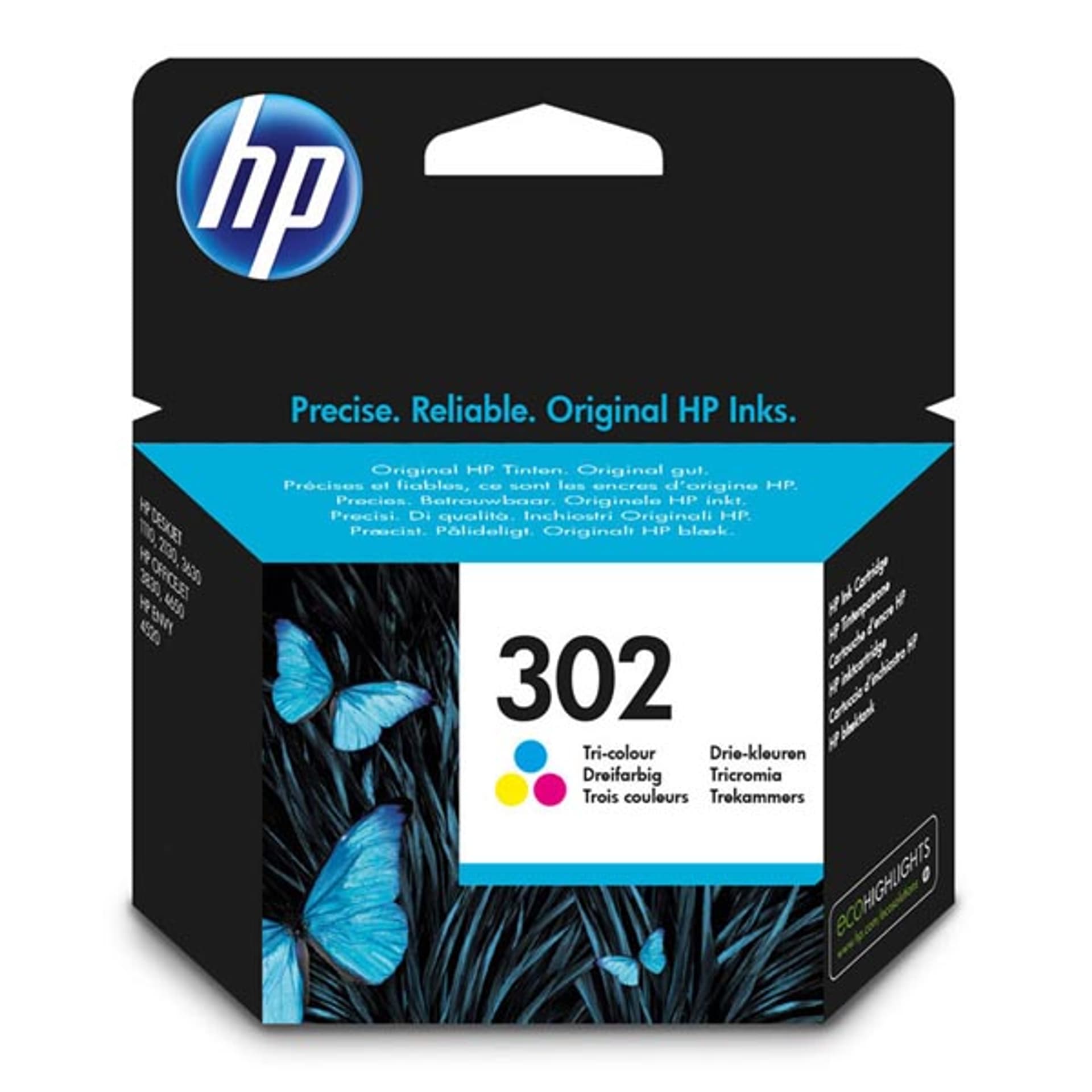 

HP oryginalny ink / tusz F6U65AE, HP 302, color, blistr, 165/165/165s, 4ml, HP OJ 3830,3834,4650, DJ 2130,3630,1010, Envy 4520