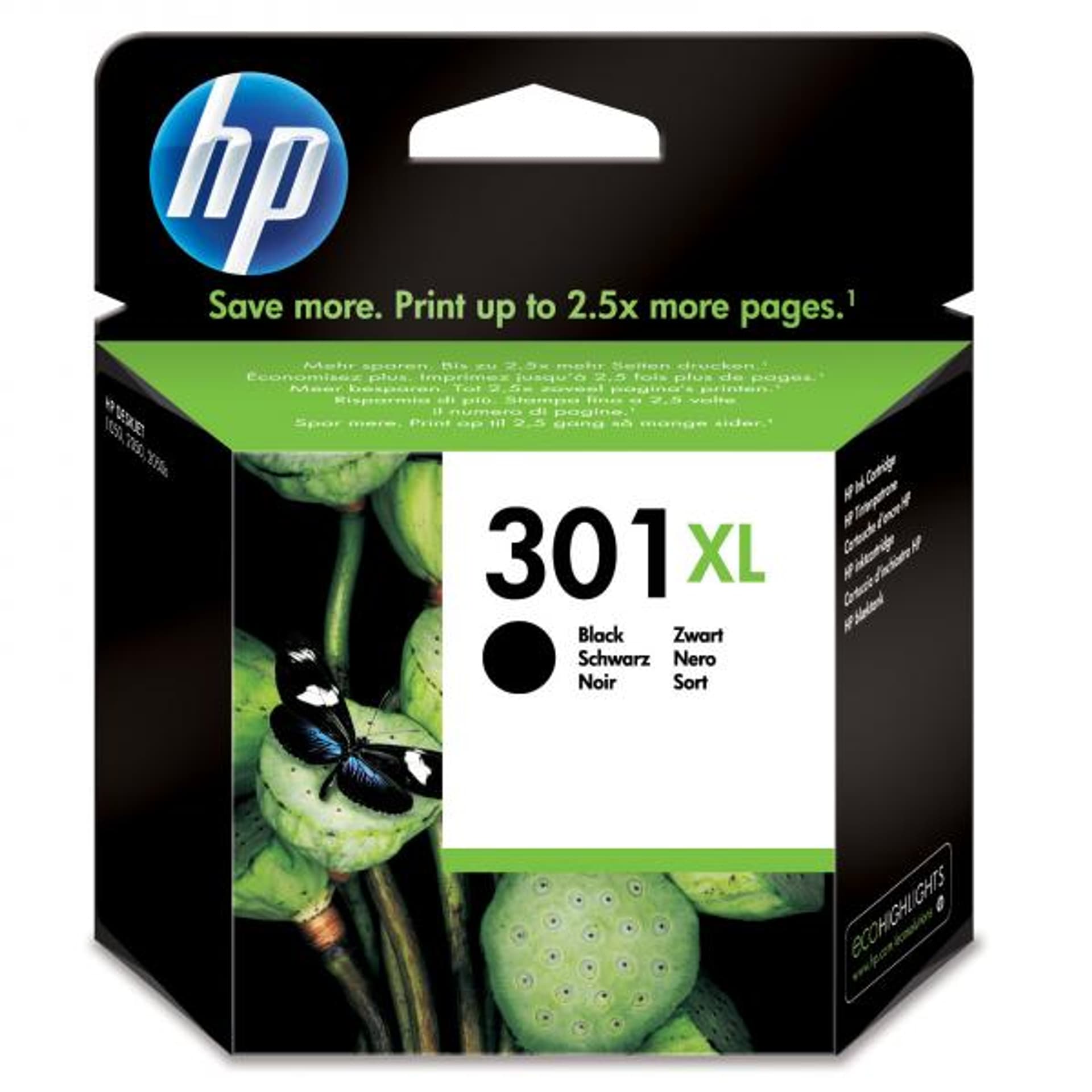 

HP oryginalny ink / tusz CH563EE, HP 301XL, black, blistr, 430s, HP HP Deskjet 1000, 1050, 2050, 3000, 3050