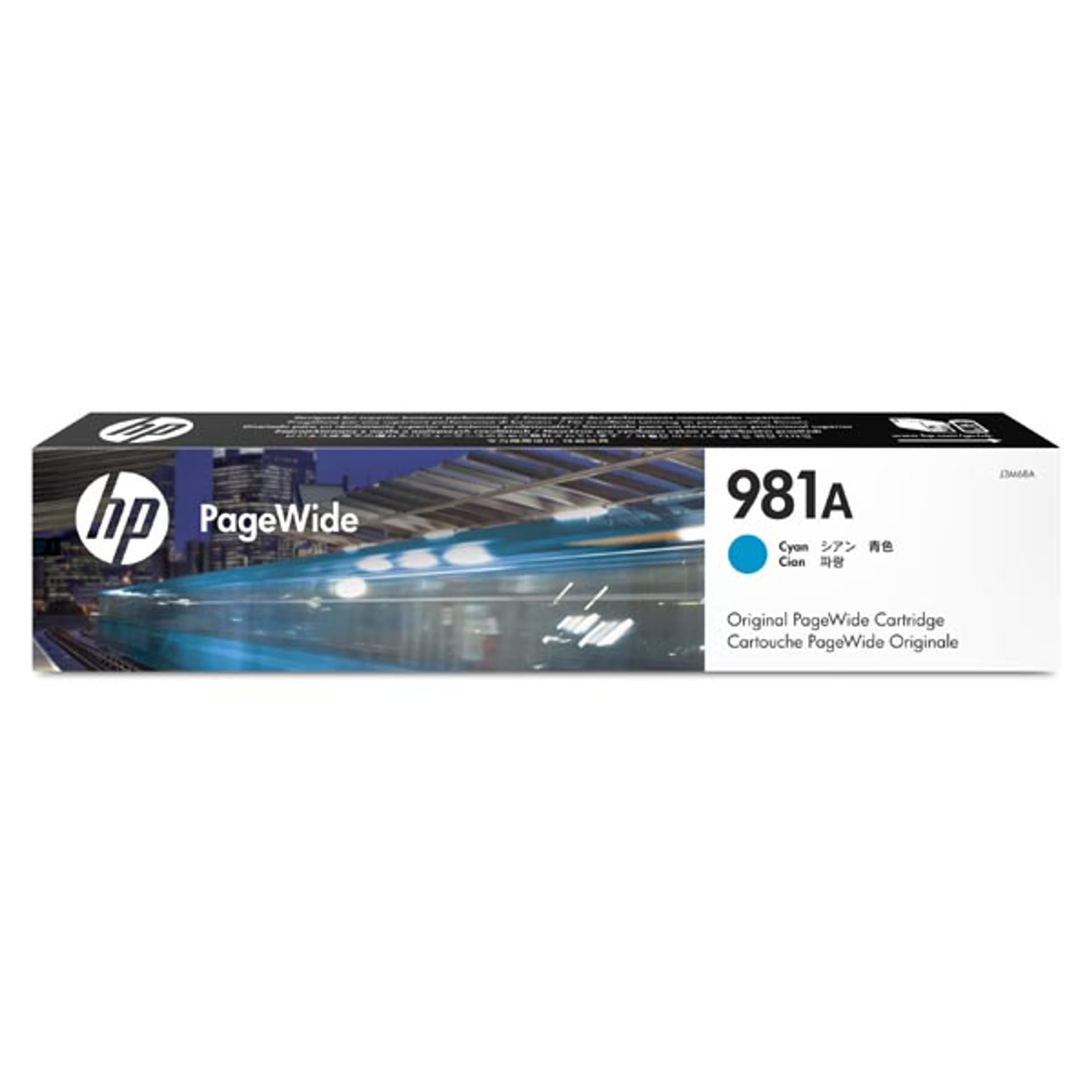 

HP oryginalny ink / tusz J3M68A, HP 981A, cyan, 6000s, 70ml, HP PageWide Enterprise Color 556, MFP 586