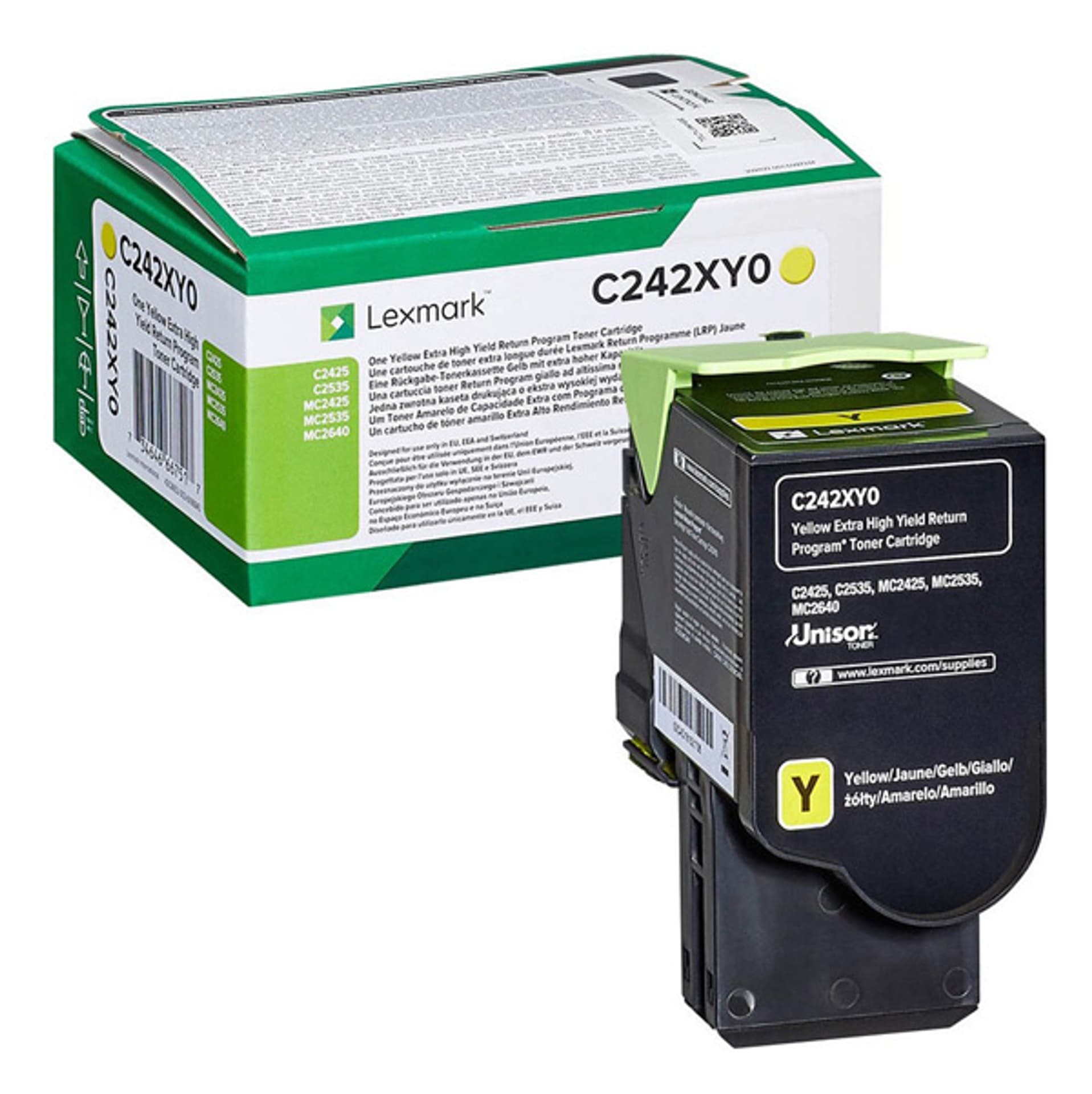 

Toner LEXMARK C242XY0