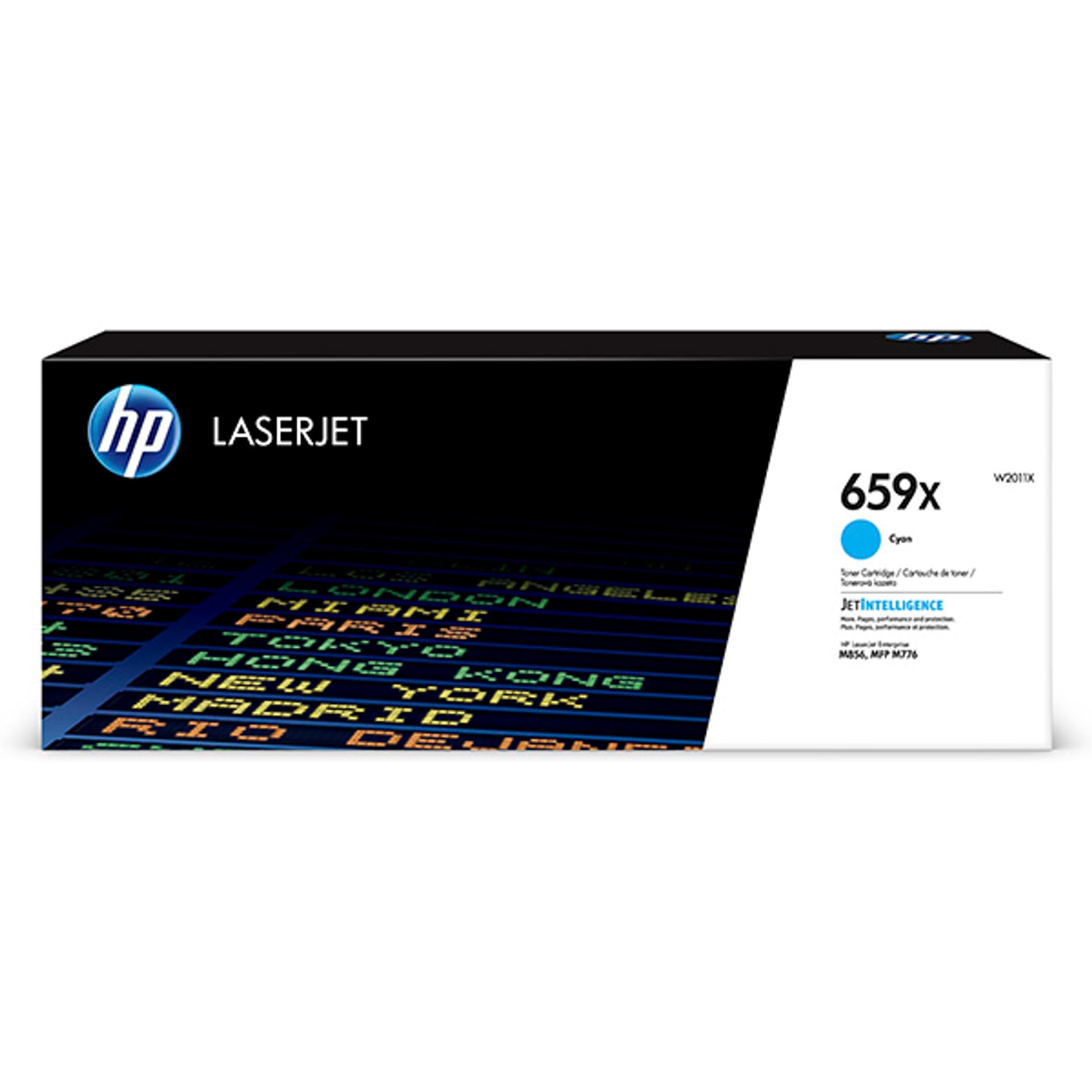 

HP oryginalny toner W2011X, HP 659X, cyan, 29000s, high capacity, HP Color LaserJet Enterprise M856dn,M856x,LaserJet En, O