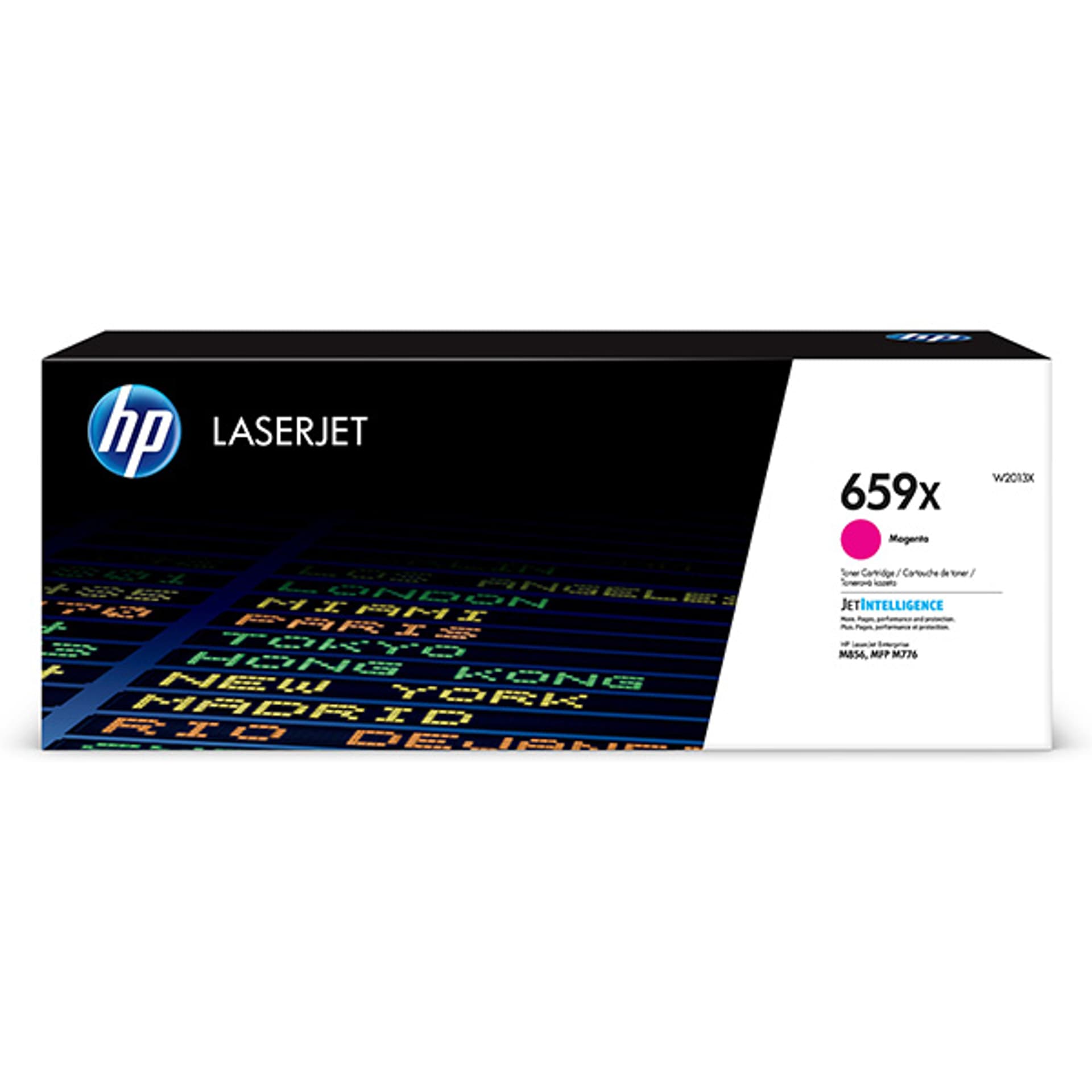 

HP oryginalny toner W2013X, HP 659X, magenta, 29000s, high capacity, HP Color LaserJet Enterprise M856dn,M856x,Color Laser