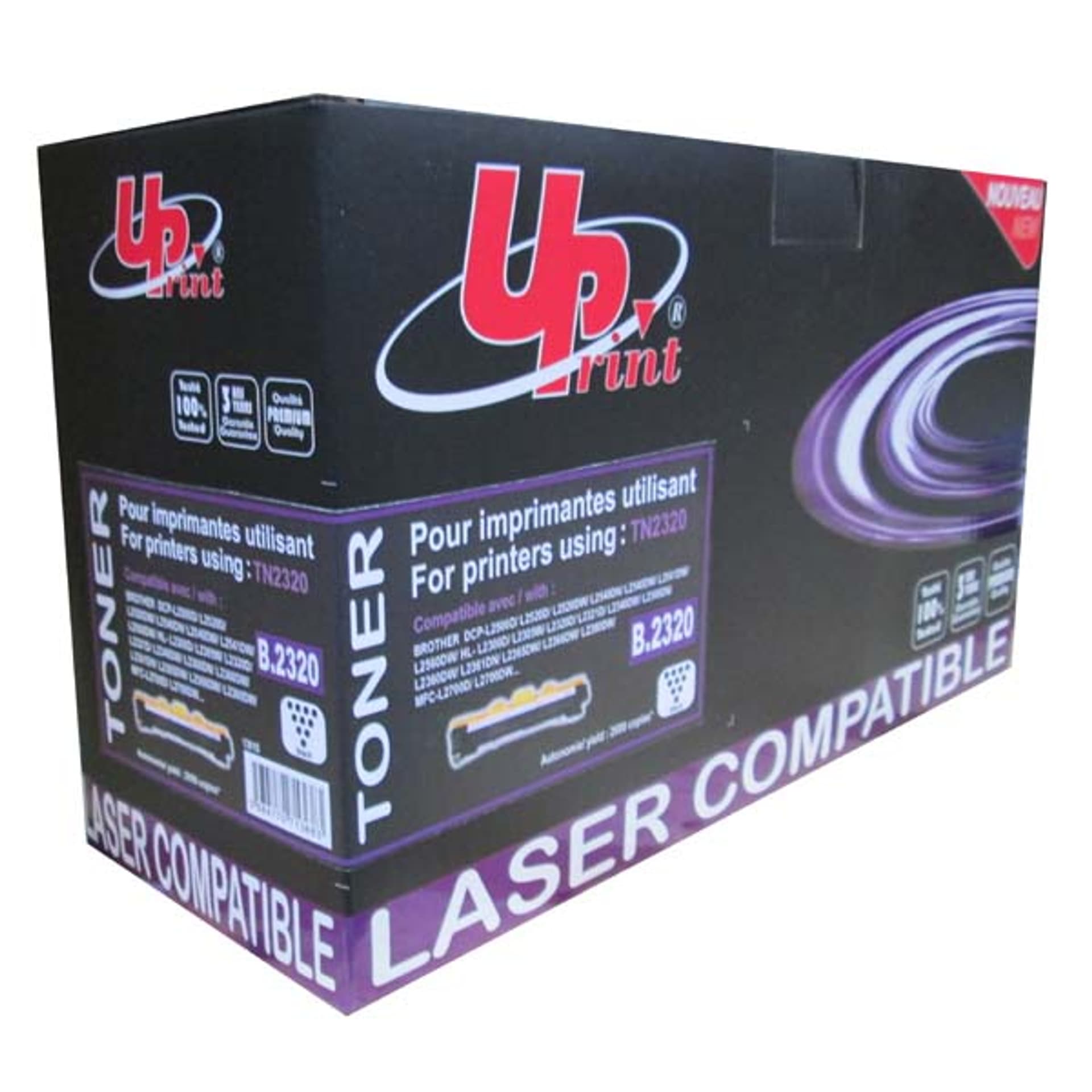 

UPrint kompatybilny toner z B.2320, TN2320, black, 2600s, dla Brother HL-L2320D, DCP-L2560DW, MFC-L2720DW, UPrint