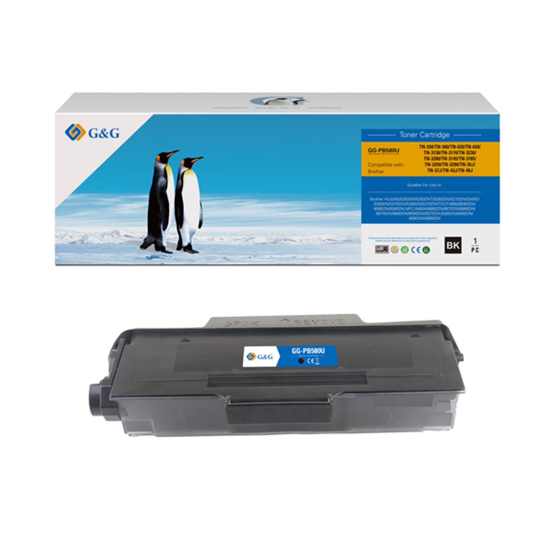 

G&G kompatybilny toner z NT-PB580U(TN-3170), TN3170, black, 7000s, dla Brother HL-5240, 5250DN, 5270DN, 5280DW, N