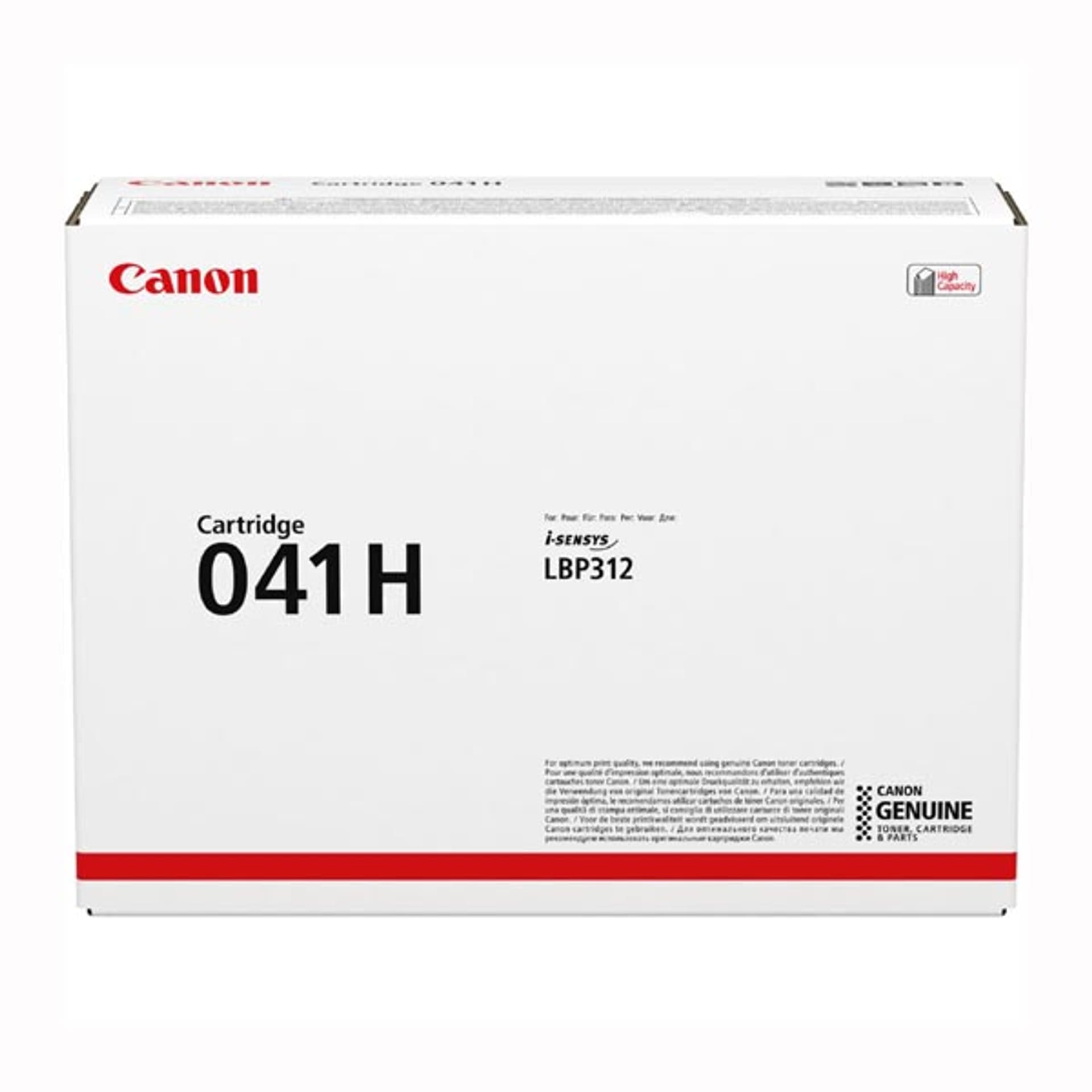 

Canon oryginalny toner 041HBK, black, 20000s, 0453C002, high capacity, Canon i-SENSYS LBP312x, i-SENSYS MF522x, i-SENSYS MF525x, O
