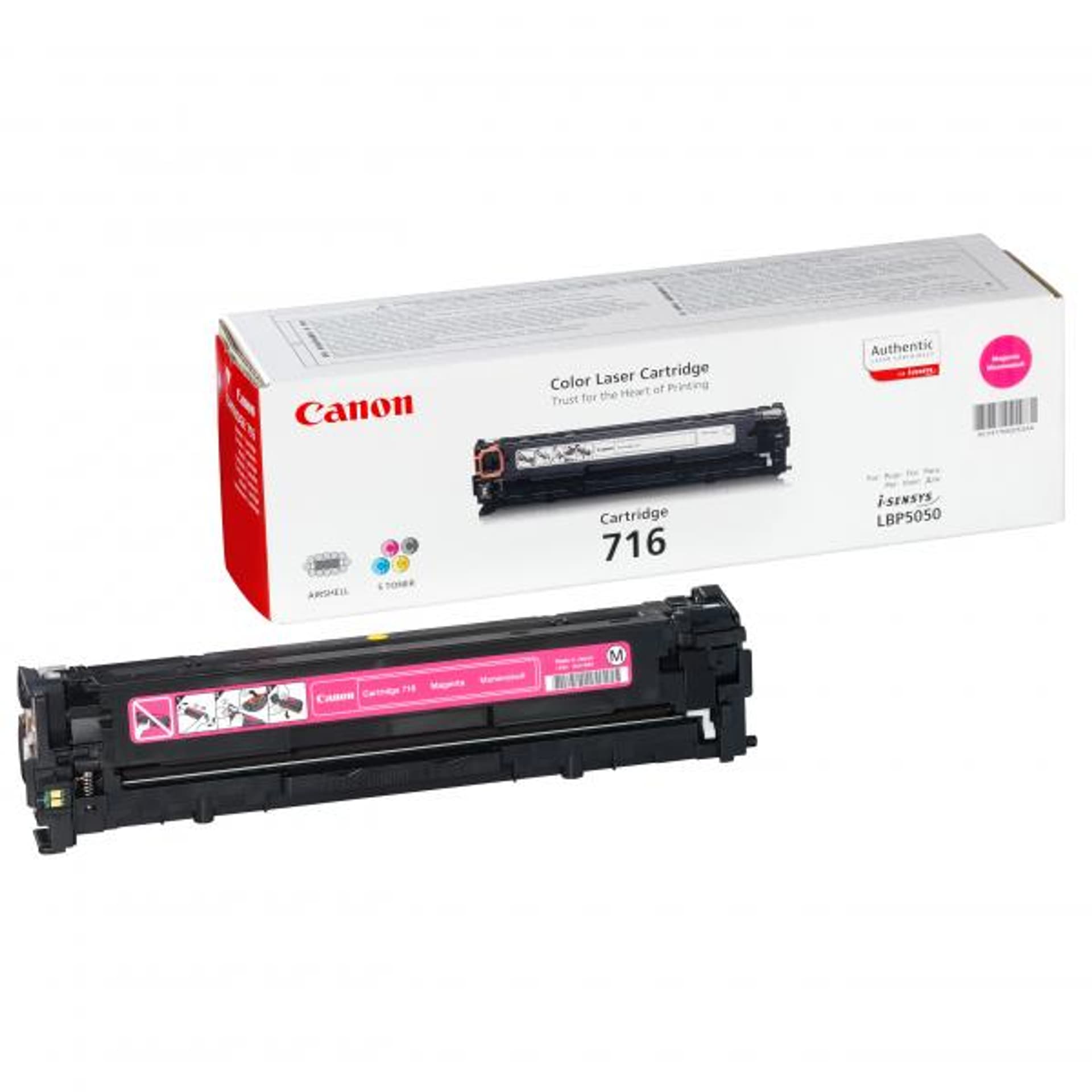 

Canon oryginalny toner 716 M, 1978B002, magenta, 1500s, Canon LBP-5050, 5050n, MF-8050, O