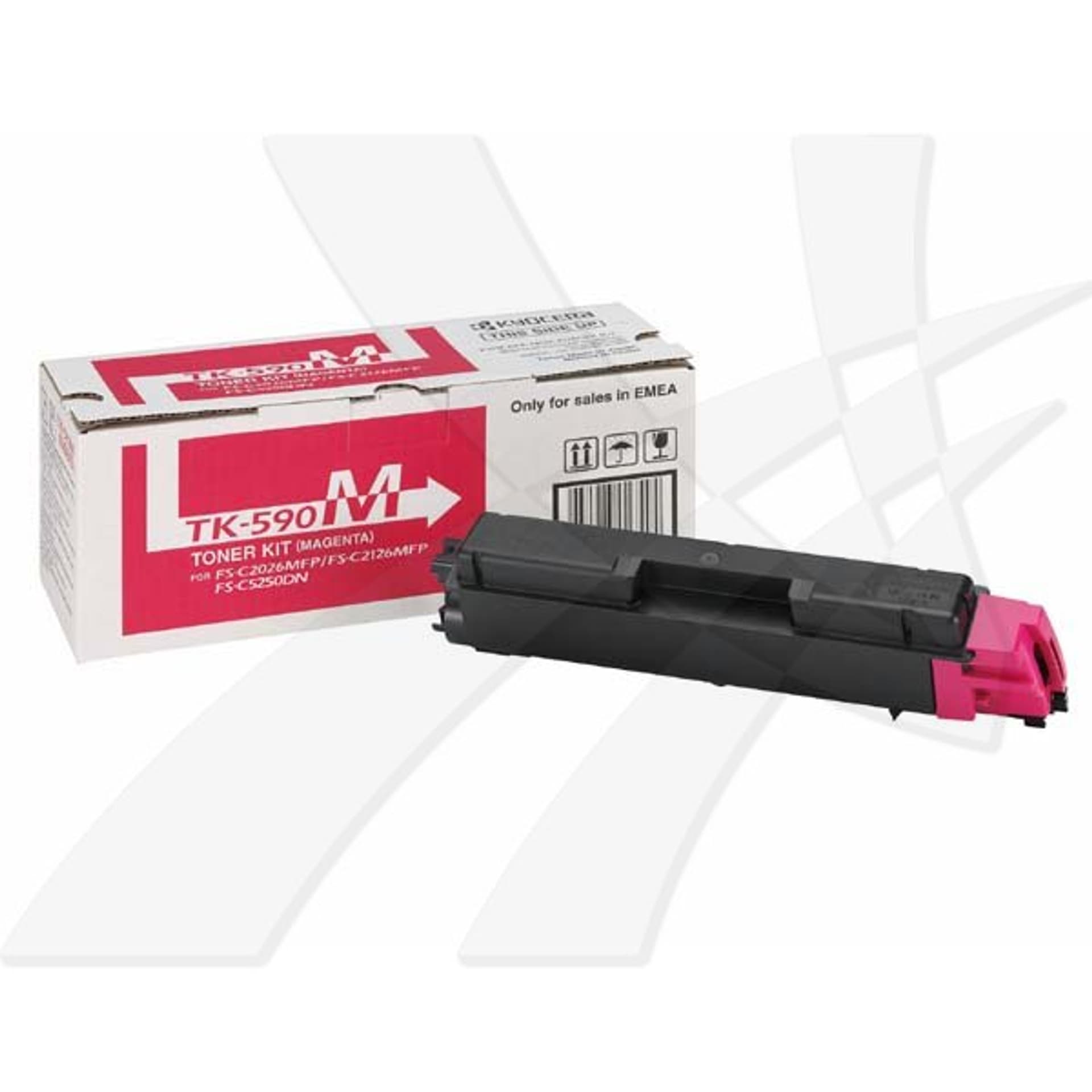 

Kyocera oryginalny toner TK590M, magenta, 5000s, 1T02KVBNL0, Kyocera FS-C 2026, 2126MFP, O