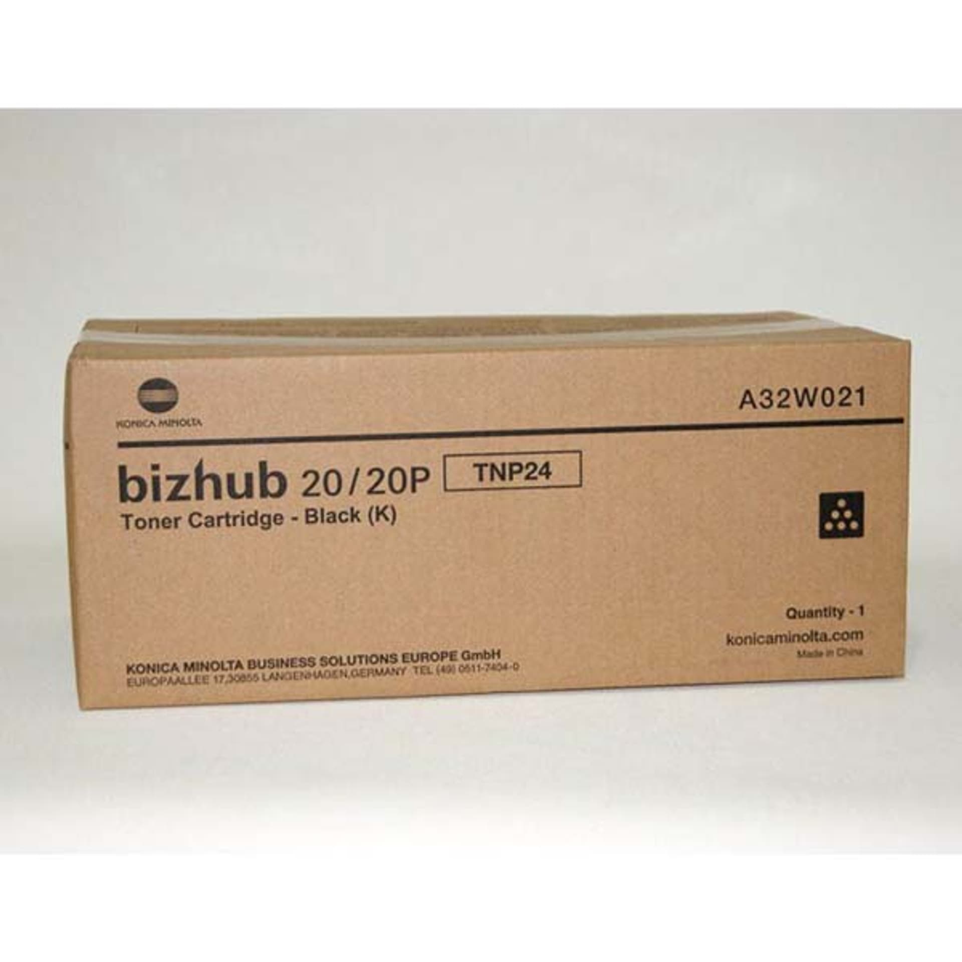 

Konica Minolta oryginalny toner A32W021, black, 8000s, TNP24K, Konica Minolta Bizhub 20, 20P, O