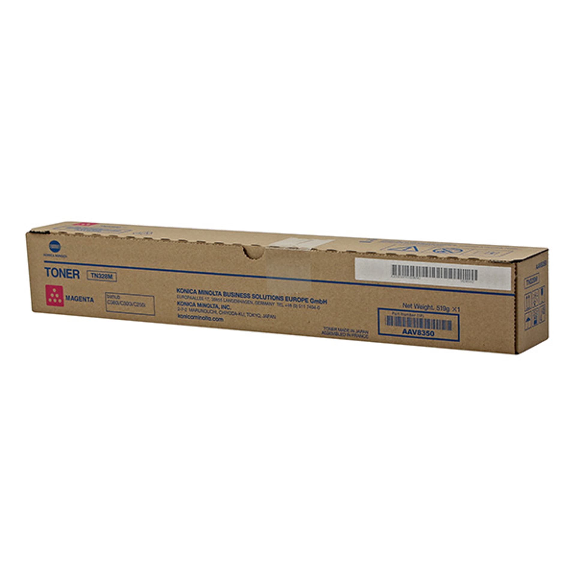 

Konica Minolta oryginalny toner AAV8350, AAV835A, TN328M, magenta, 28000s, Konica Minolta Bizhub C250i, Bizhub C300i, Bizhub C360i