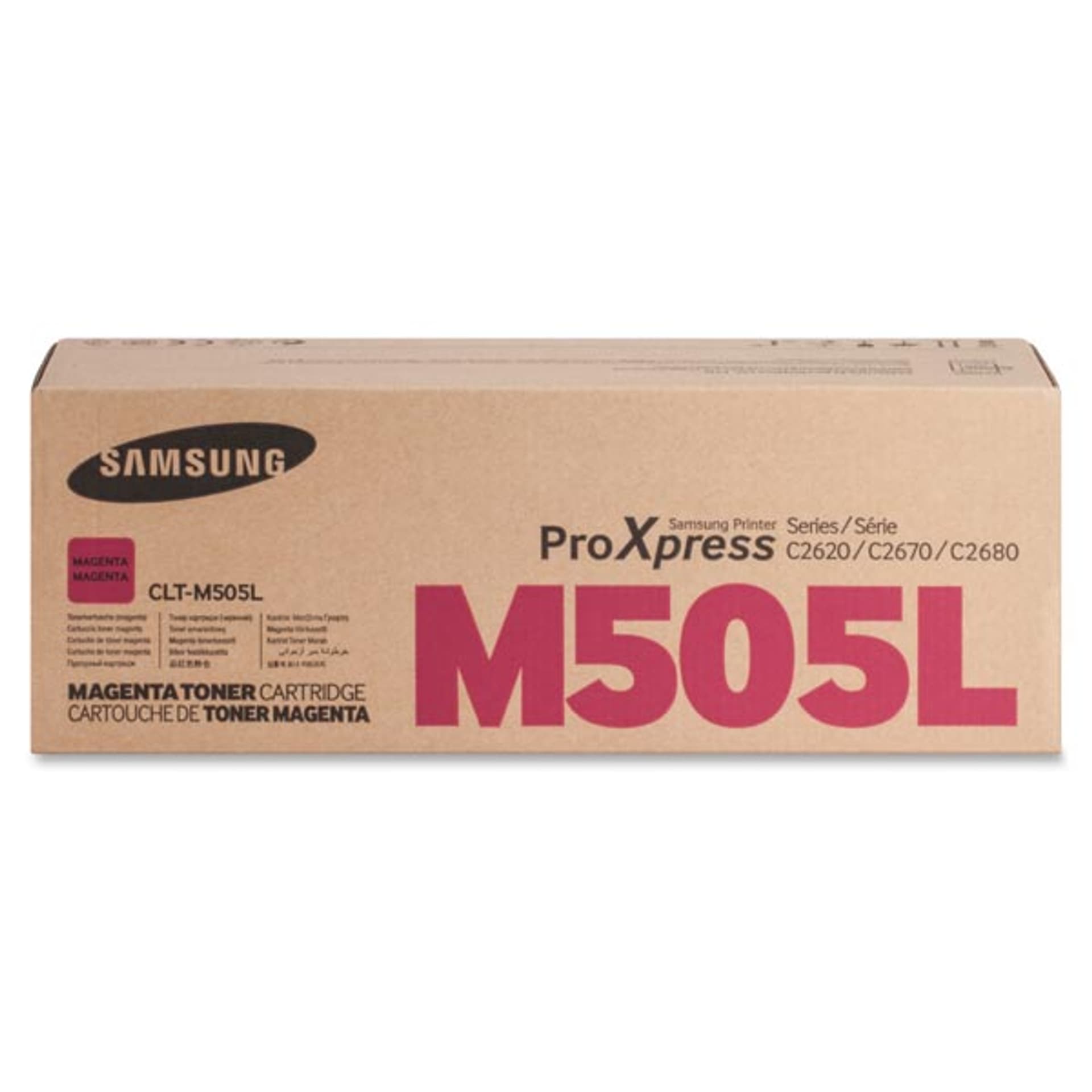 

HP oryginalny toner SU302A, CLT-M505L, magenta, 3500s, M505L, high capacity, Samsung ProXpress SL-C2620DW, SL-C2670FW, SL-C2680FX,
