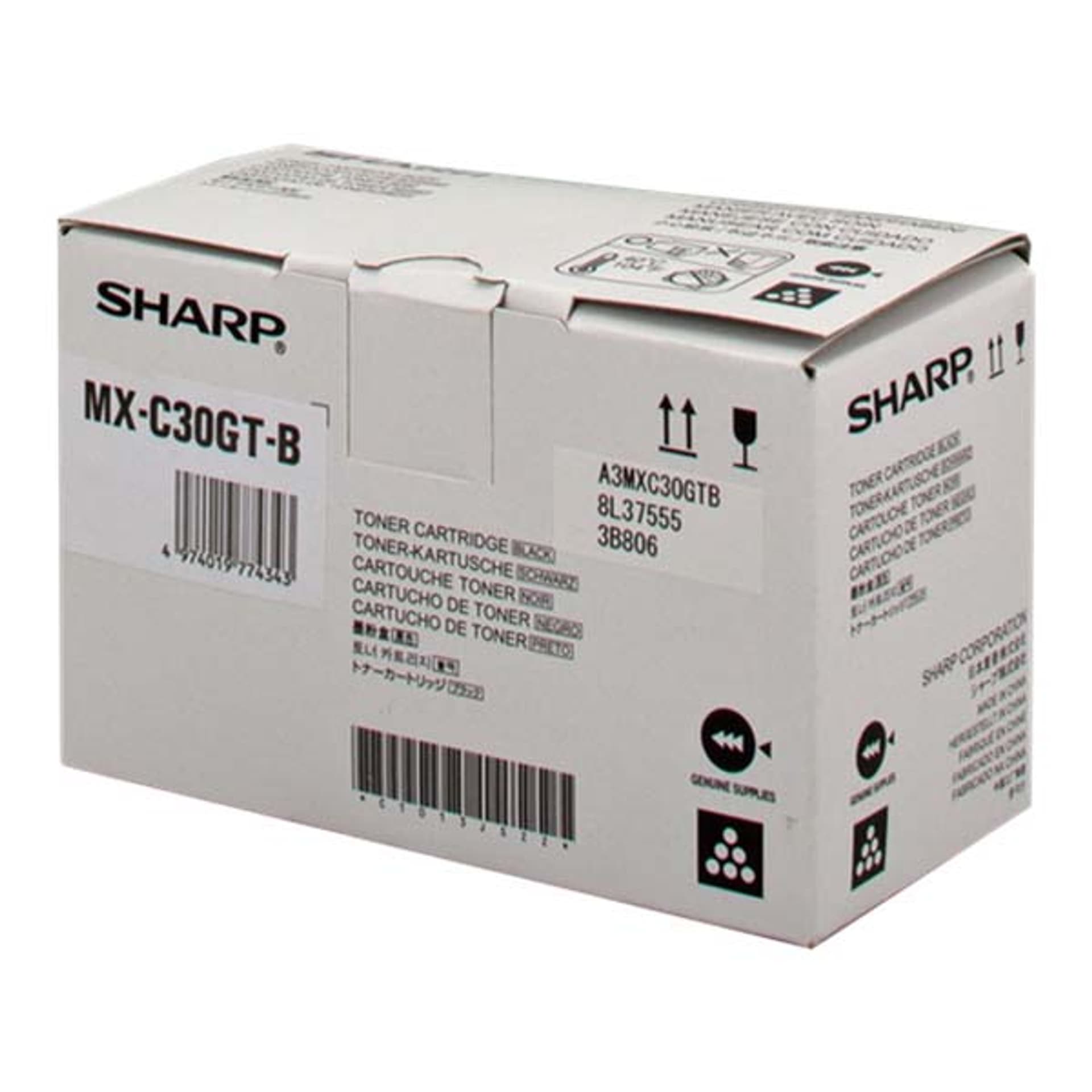 

SHARP MXC30GTB - toner, czarny