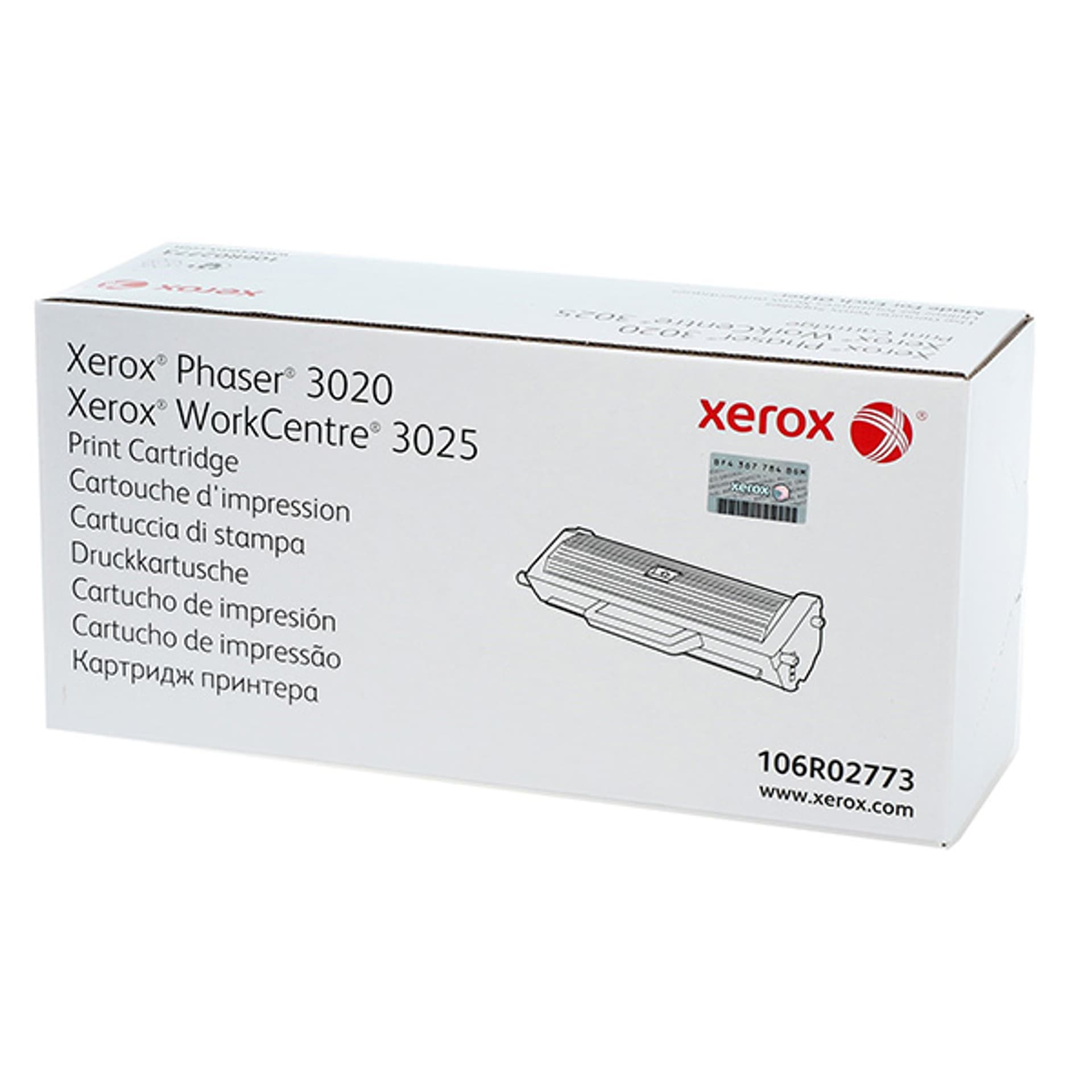 

Xerox oryginalny toner 106R02773, black, 1500s, Xerox 3020,3025, O