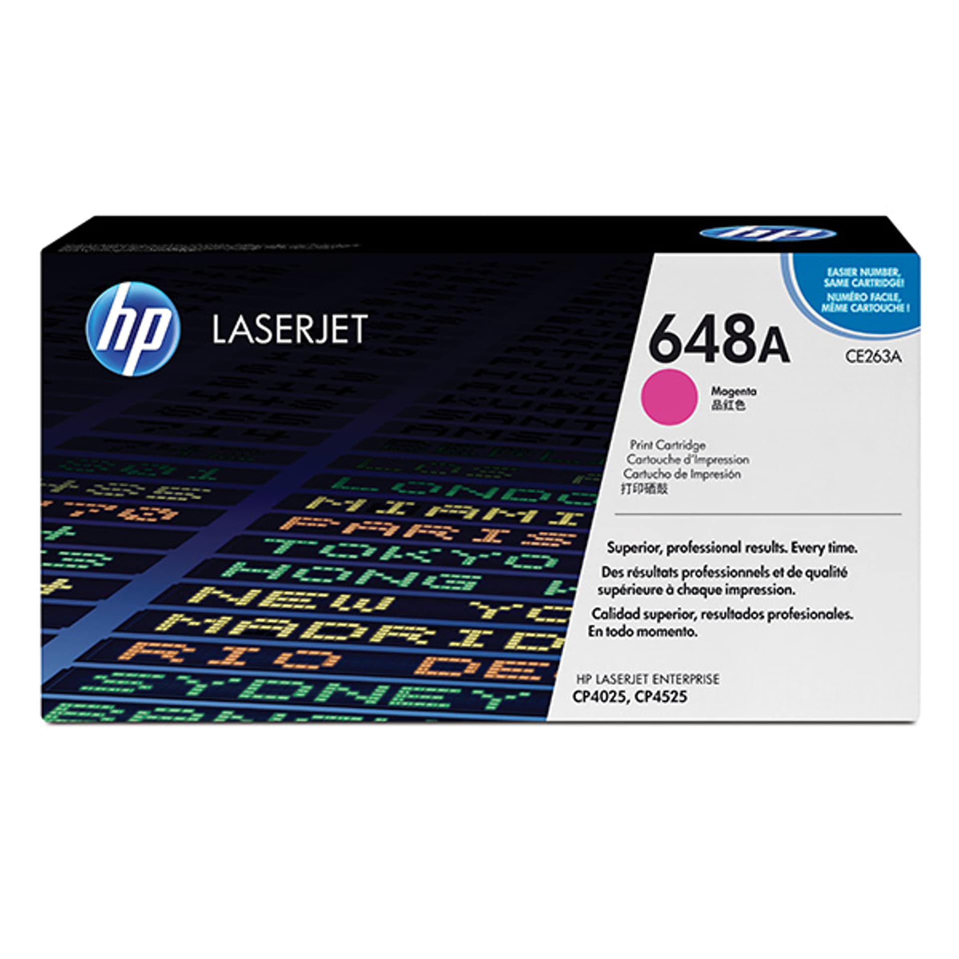 

HP oryginalny toner CE263A, HP 648A, magenta, 11000s, HP Color LaserJet CP4025, CP4525, O