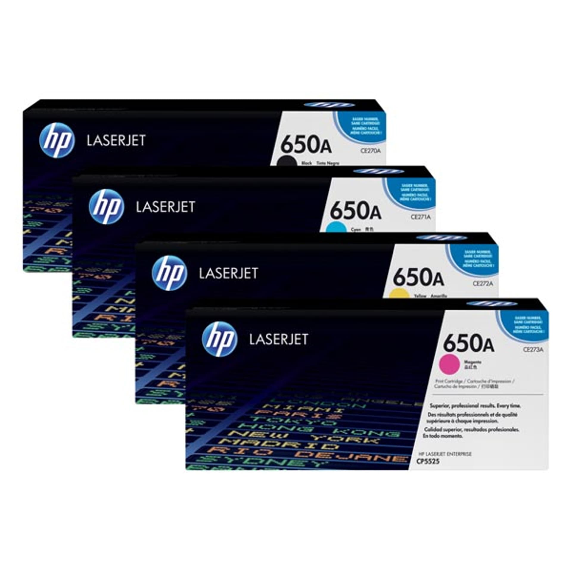 

HP oryginalny toner CE270A, HP 650A, black, 13500s, HP LaserJet CP5525n, CP5525dn, CP5525xh, O