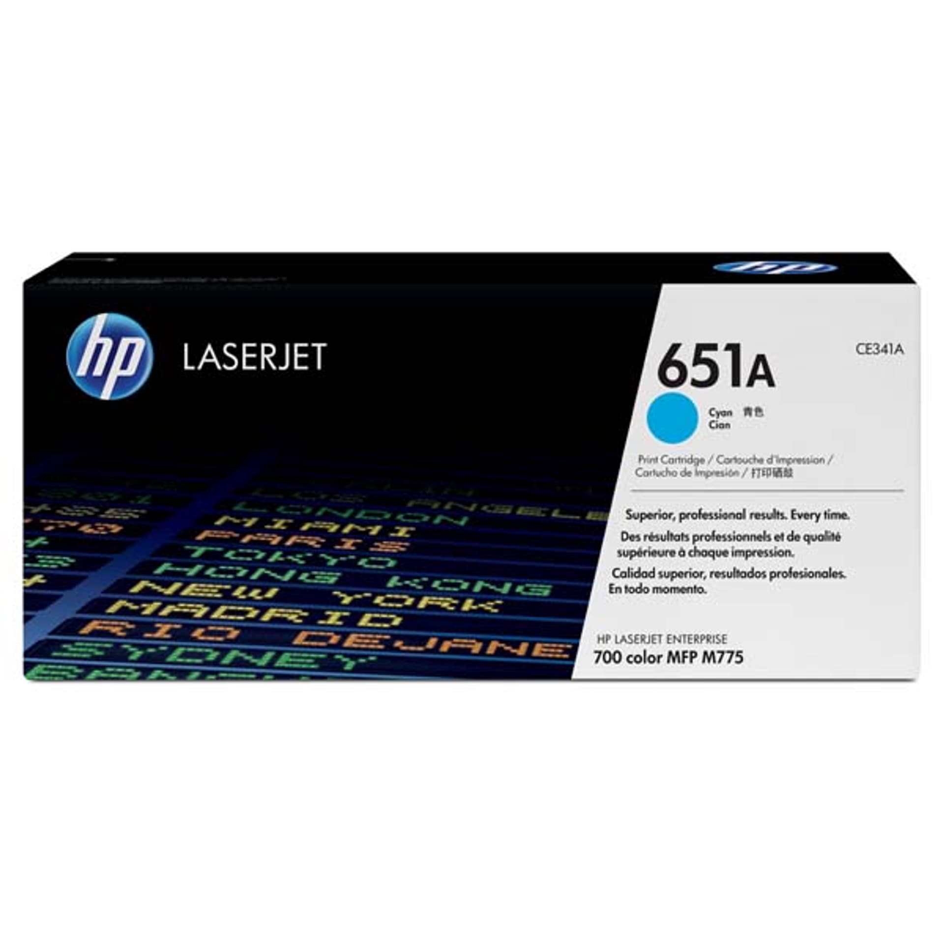 

HP oryginalny toner CE341A, HP 651A, cyan, 16000s, HP LaserJet Enterprise 700 color MFP M775dn, M775f, O
