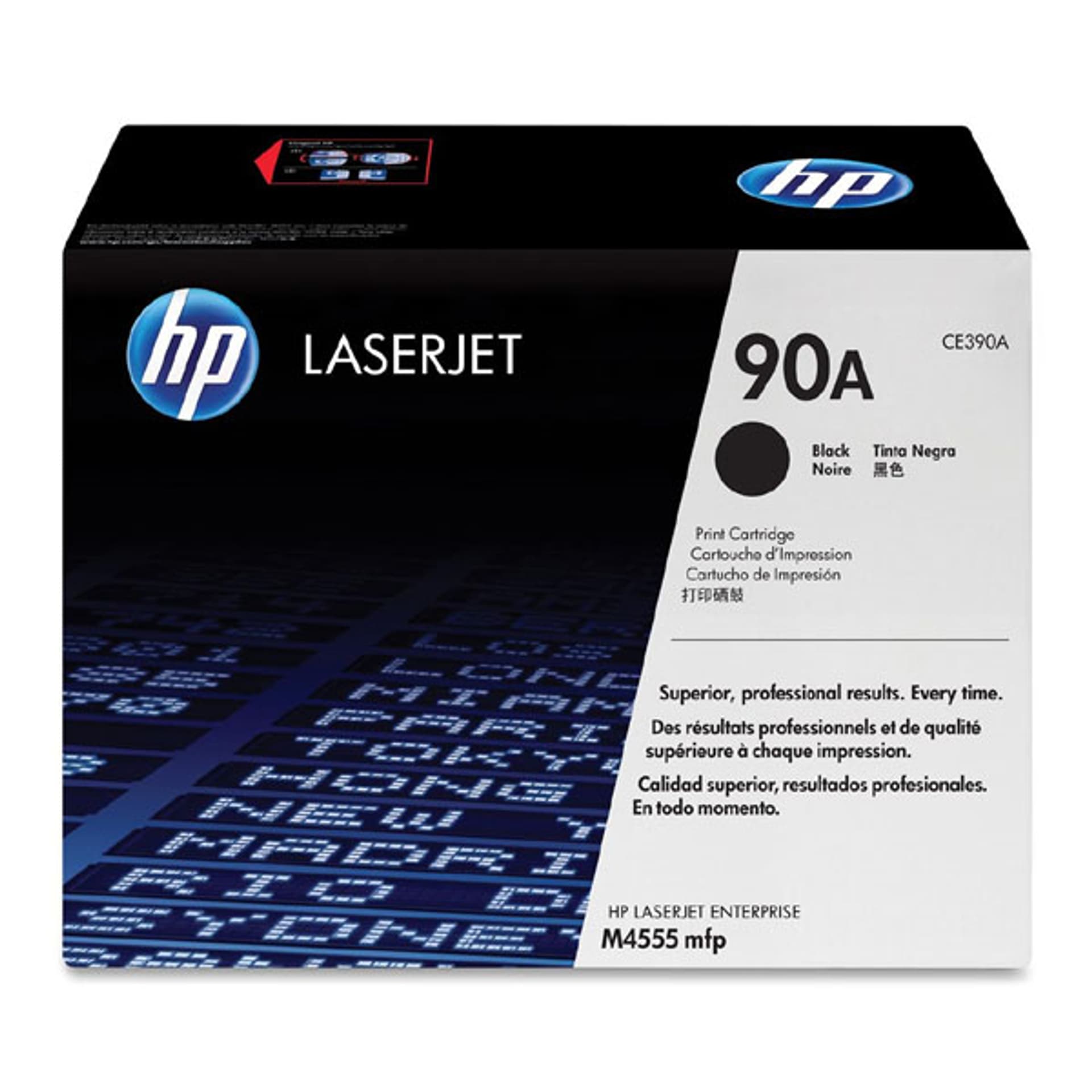 

HP oryginalny toner CE390A, HP 90A, black, 10000s, HP LaserJet M4555 MFP, O