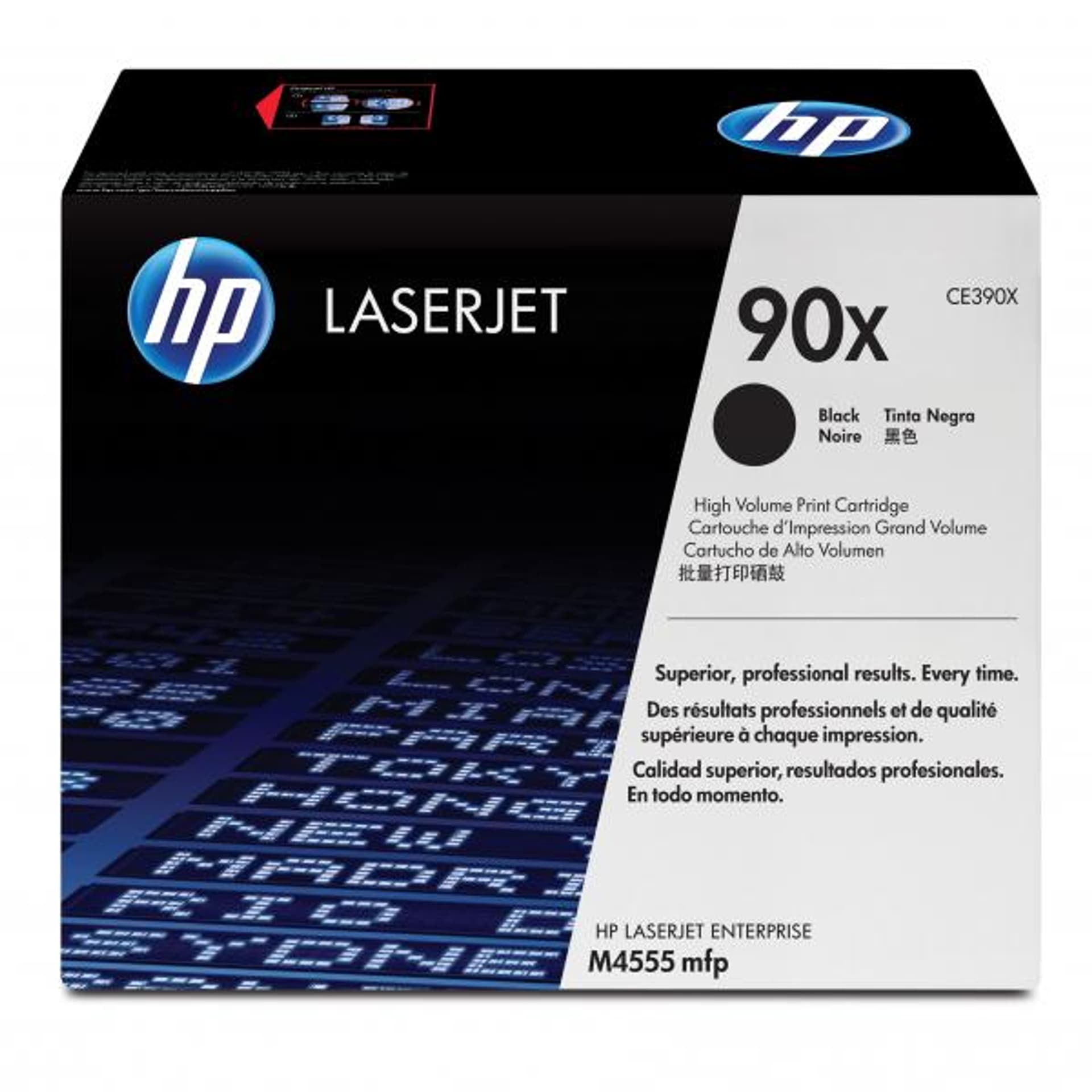 

HP oryginalny toner CE390X, HP 90X, black, 24000s, HP Enterprise M4555, M602, O