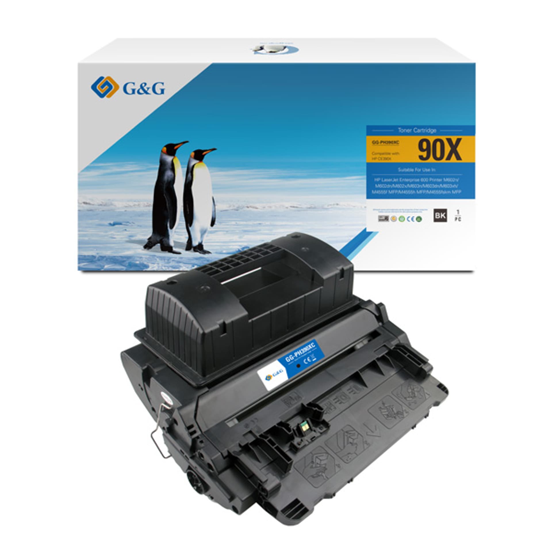 

G&G kompatybilny toner z NT-PH390XCW, HP 90X, CE390X, black, 24000s, dla HP Enterprise M4555, M602, N
