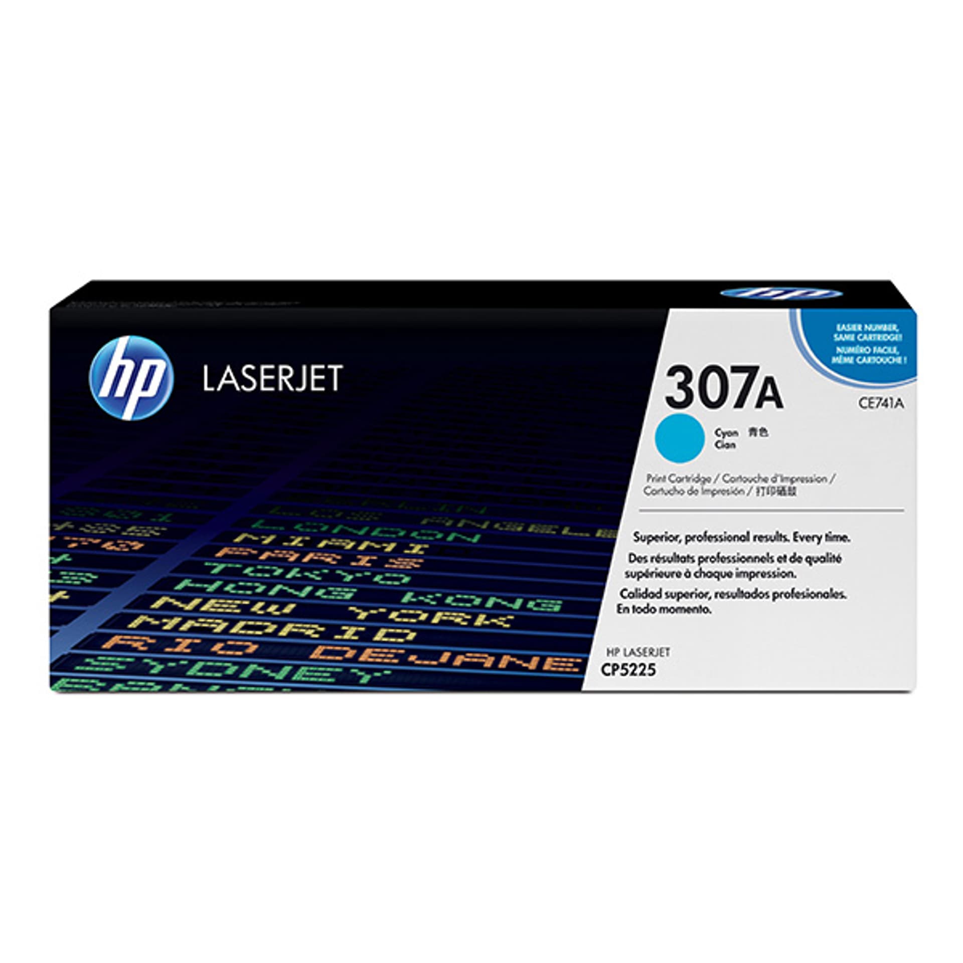

HP oryginalny toner CE741A, HP 307A, cyan, 7300s, HP Color LaserJet CP5225, O