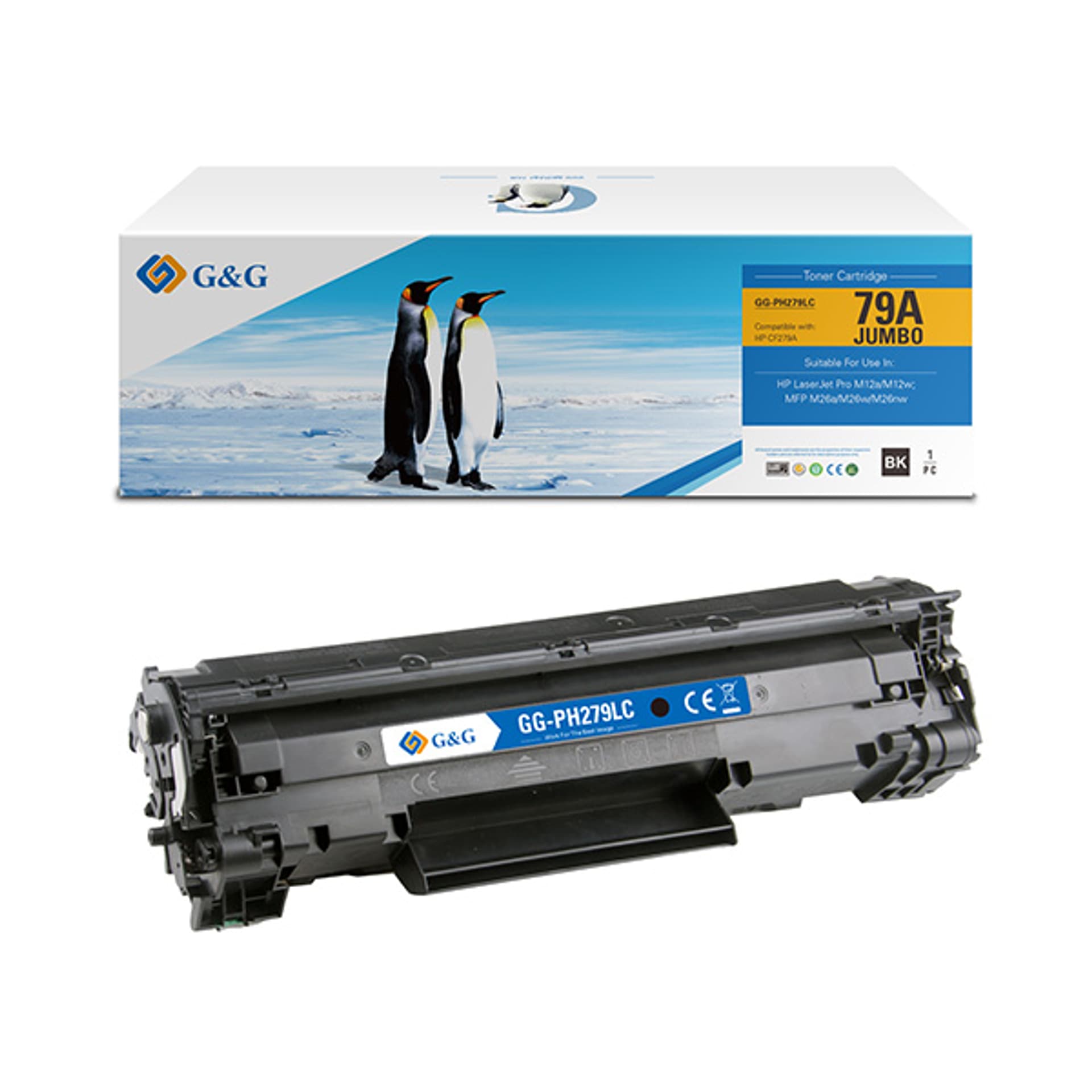 

G&G kompatybilny toner z CF279A, black, 1000s, NT-PH279LC, dla HP LaserJet Pro M12, Pro M26, N
