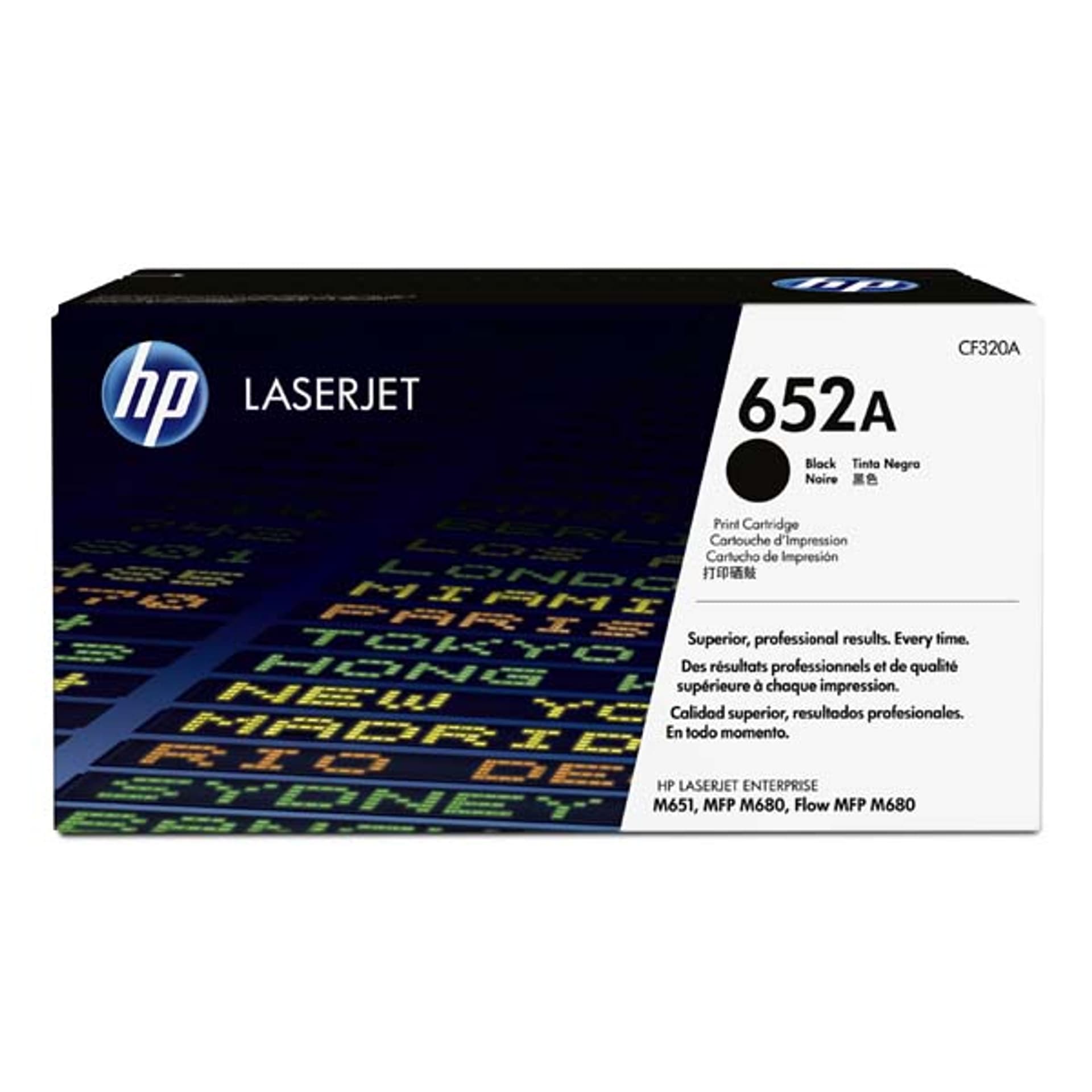 

HP oryginalny toner CF320A, HP 652A, black, 11500s, HP Color LaserJet Enterprise Flow M680z, M651dn, M651, O