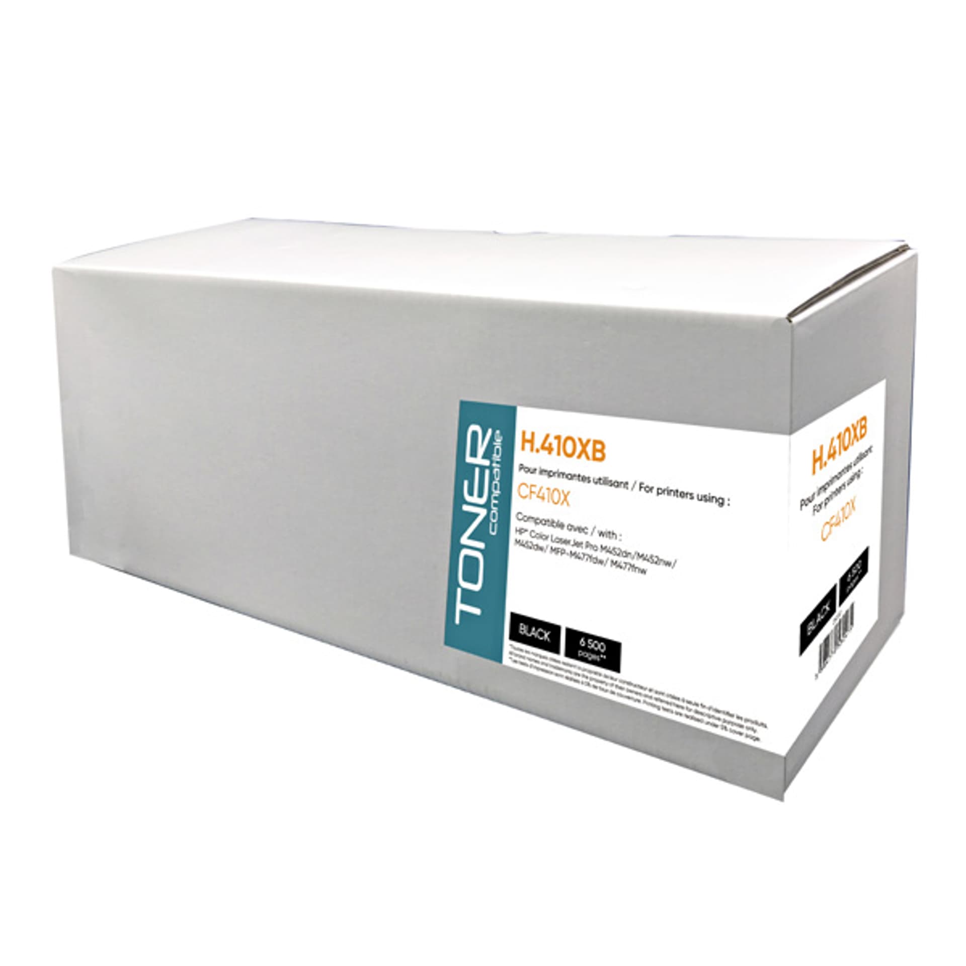

Kompatybilny toner z H.410XB, CF410X, black, 6500s, high capacity, dla HP LJ Pro M452, LJ Pro MFP M477, N