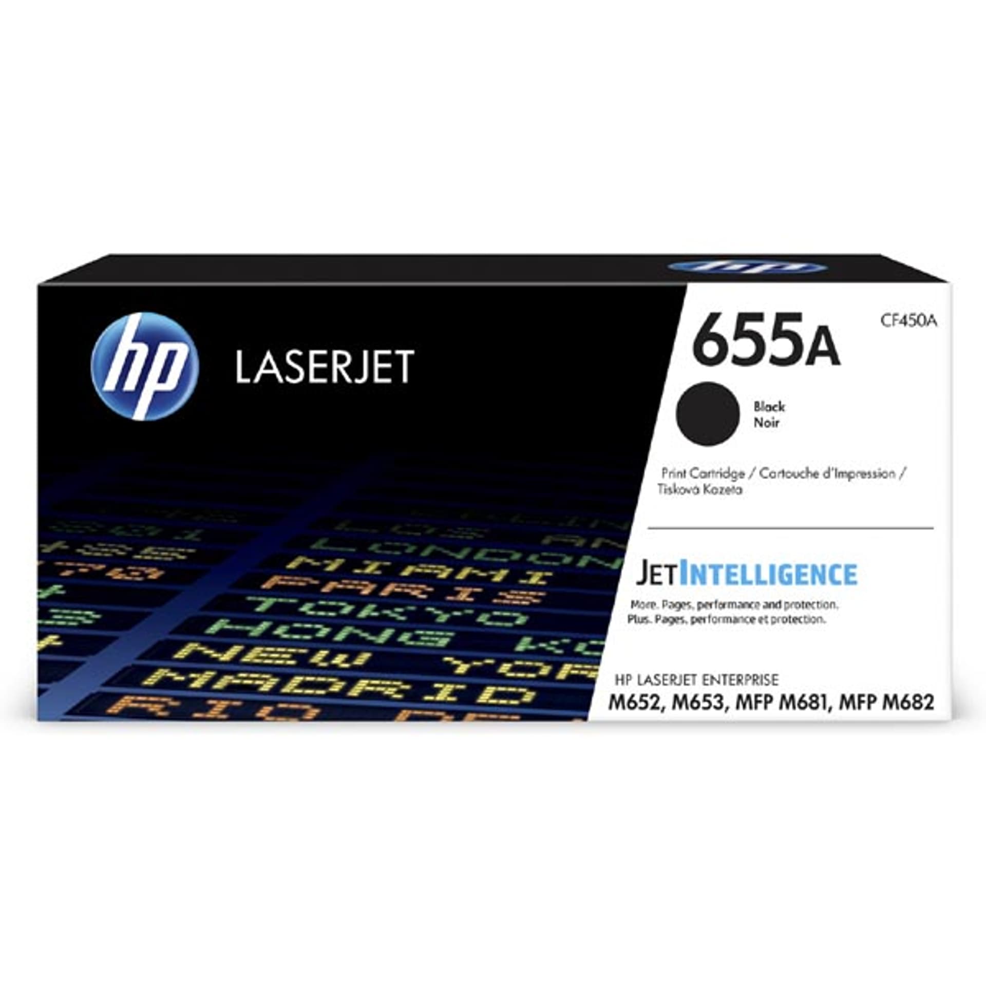 

HP oryginalny toner CF450A, HP 655A, black, 12500s, HP Color LJ Enterprise Flow MFP M681,M682,M652,M652, O