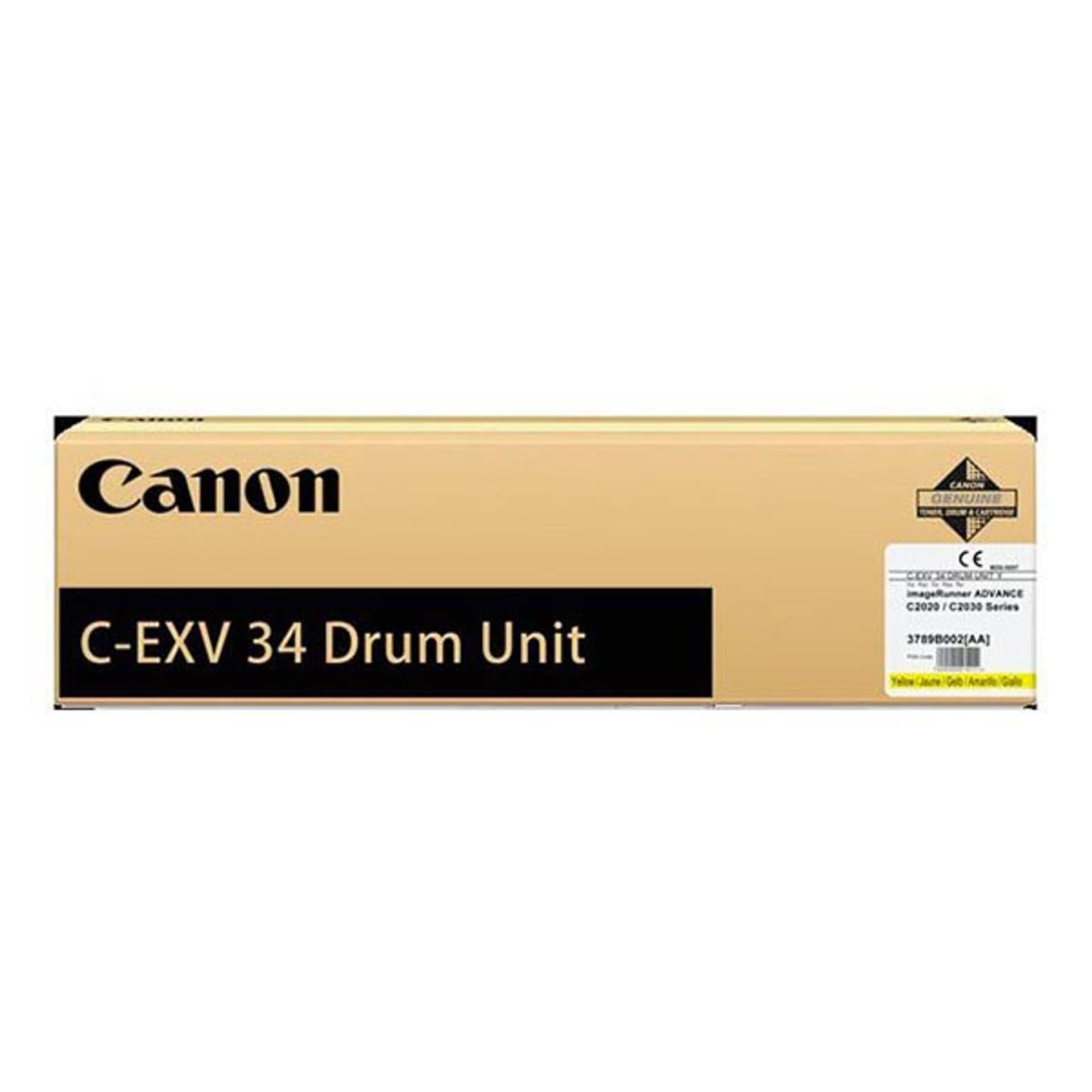 

Canon oryginalny bęben C-EXV34 Y, yellow, 3789B003, 36000/51000s, Canon iR-C2020, 2030