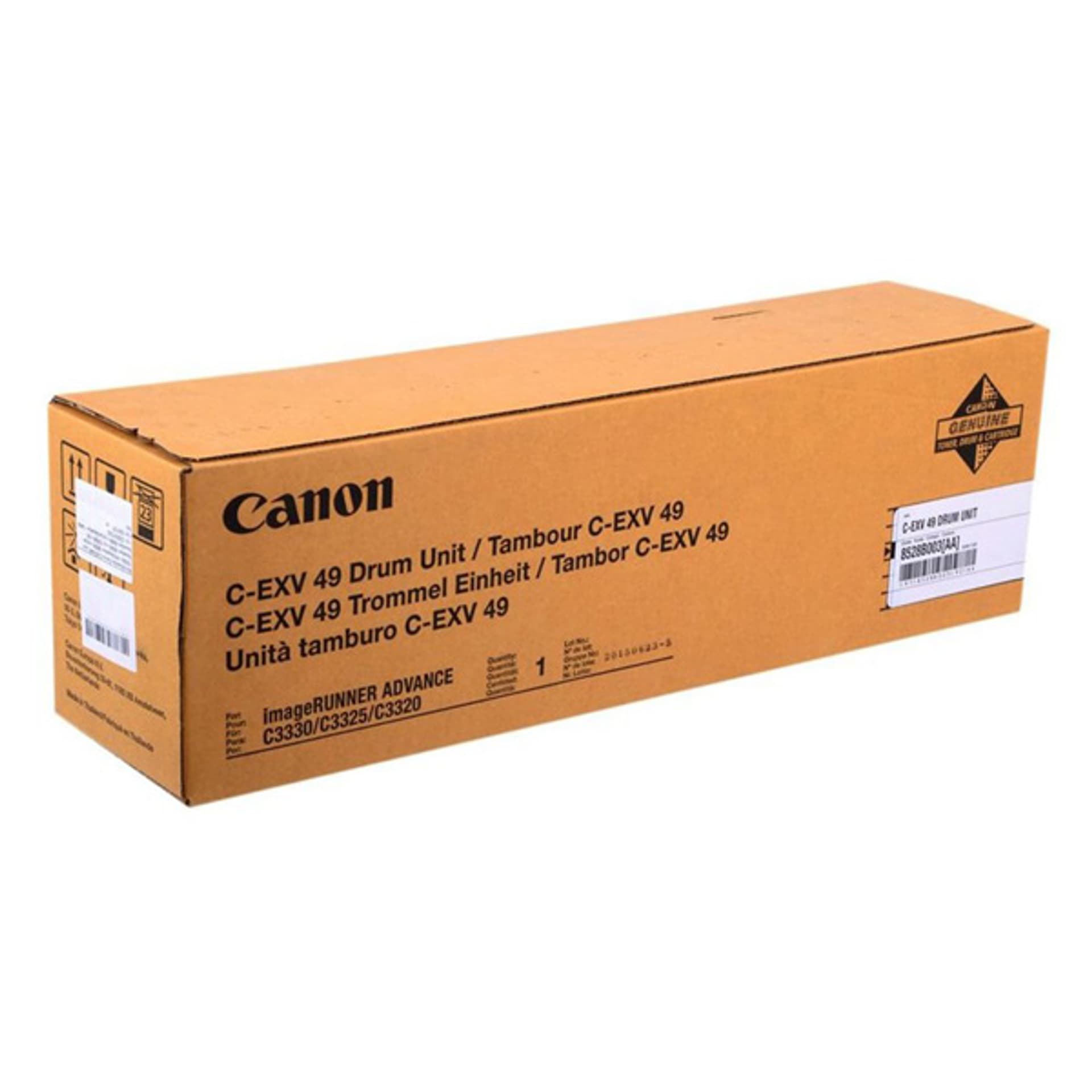 

Canon oryginalny bęben C-EXV49 BK, CMYK, 8528b003, 65700s, Canon IRA C3320, C3325, C3330