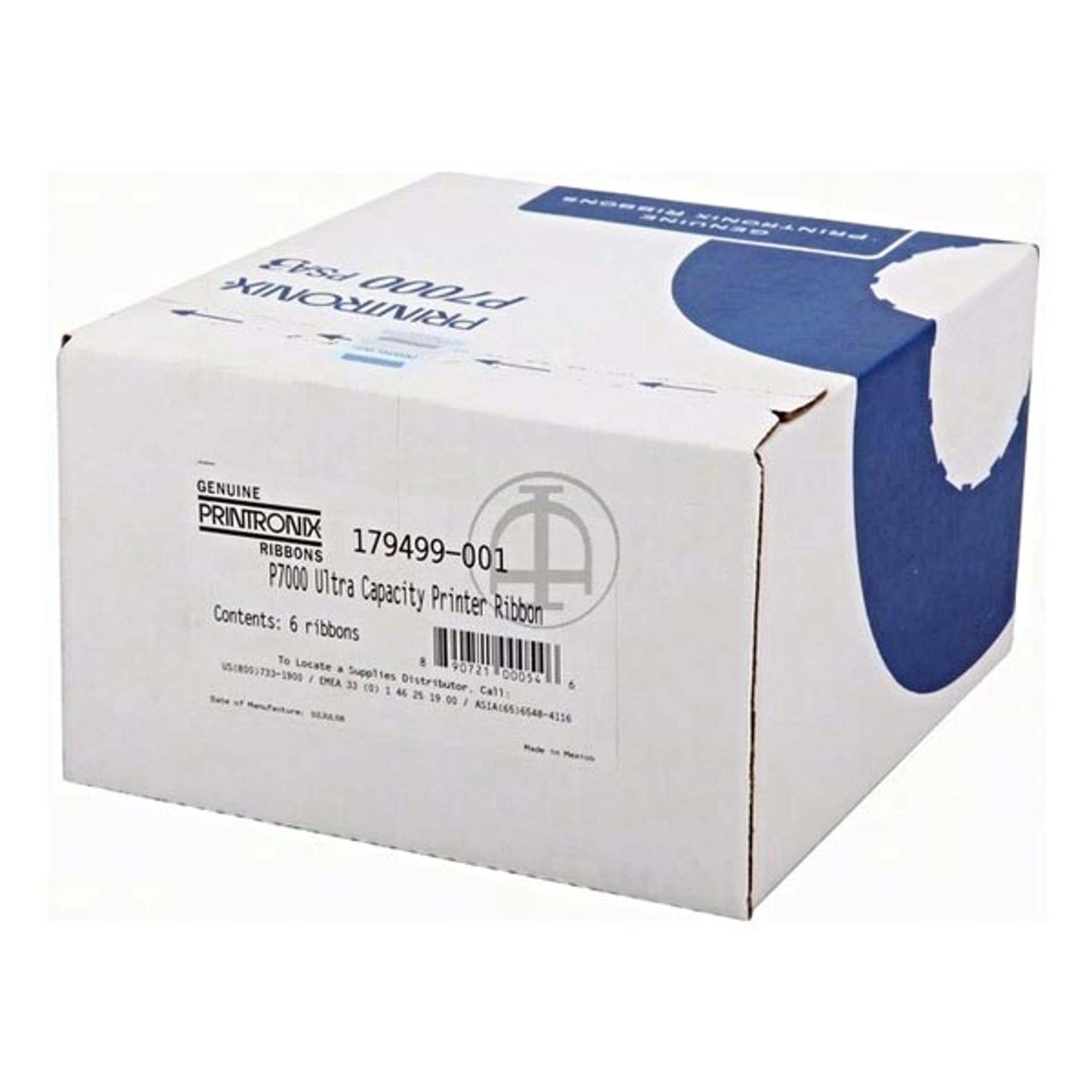 

Printronix oryginalny taśma do drukarki, 179499001, 6ks, czarna, 6szt, Printronix P7000 PSA3