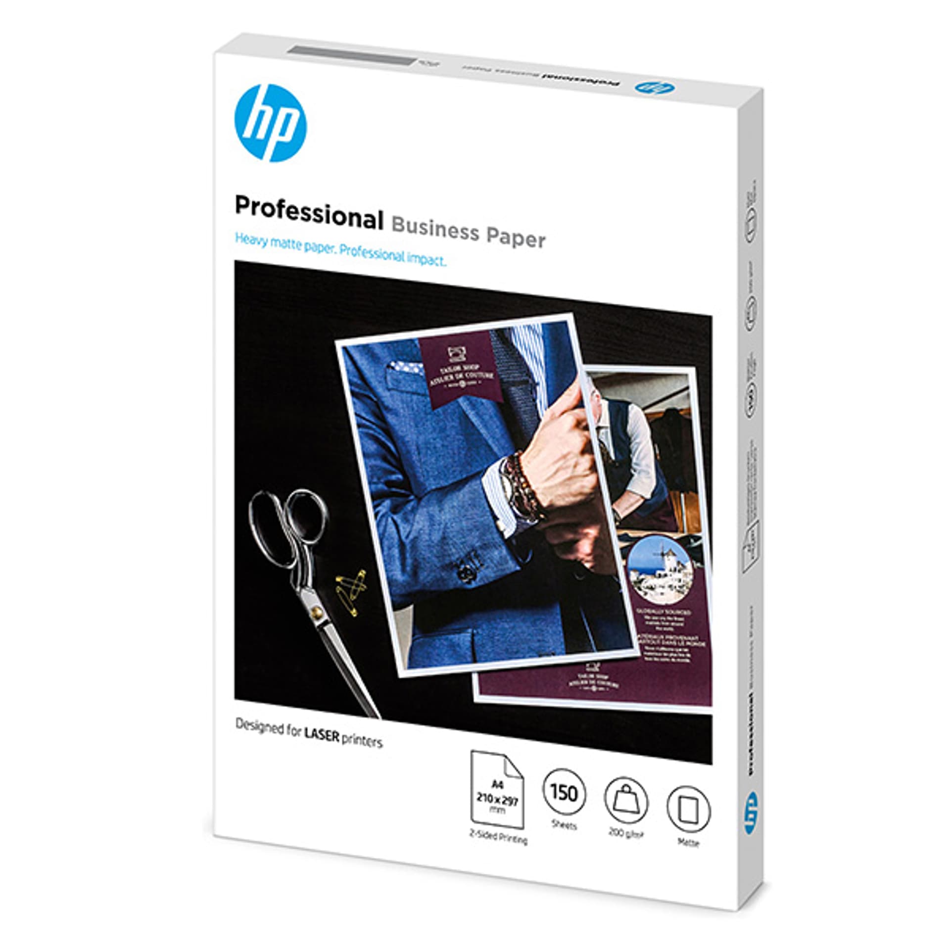 

HP PROF MATTE FSC, 7MV80A, papier, matowy, biały, A4, 200 g/m2, 150 szt., niewymieniono