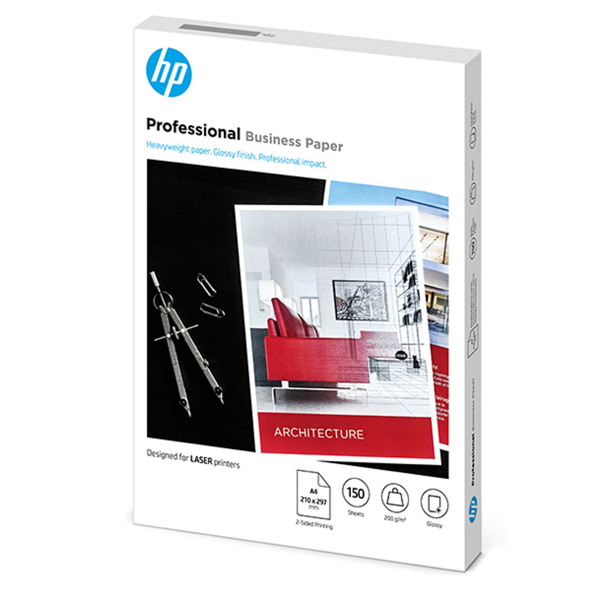 

HP PROF, 7MV83A, papier, połysk, biały, A4, 200 g/m2, 150 szt., niewymieniono