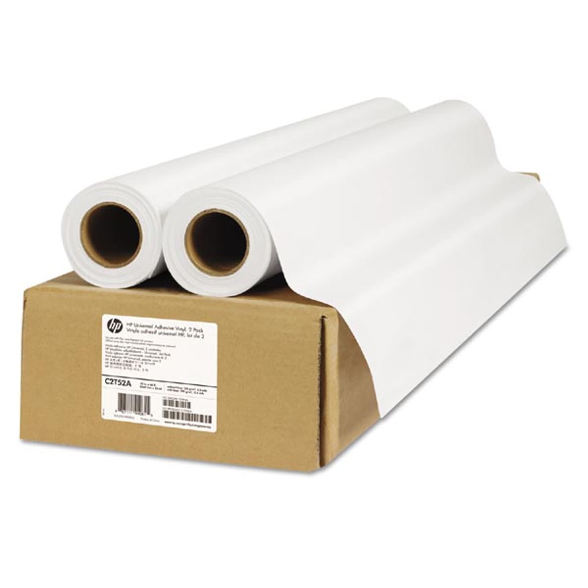 

HP 1067/20.1/Universal Adhesive Vinyl, matowy, 42", 2-pack, C2T52A, 290 g/m2, papier, 1067mmx20.1m, biały, do drukarek atramentowy