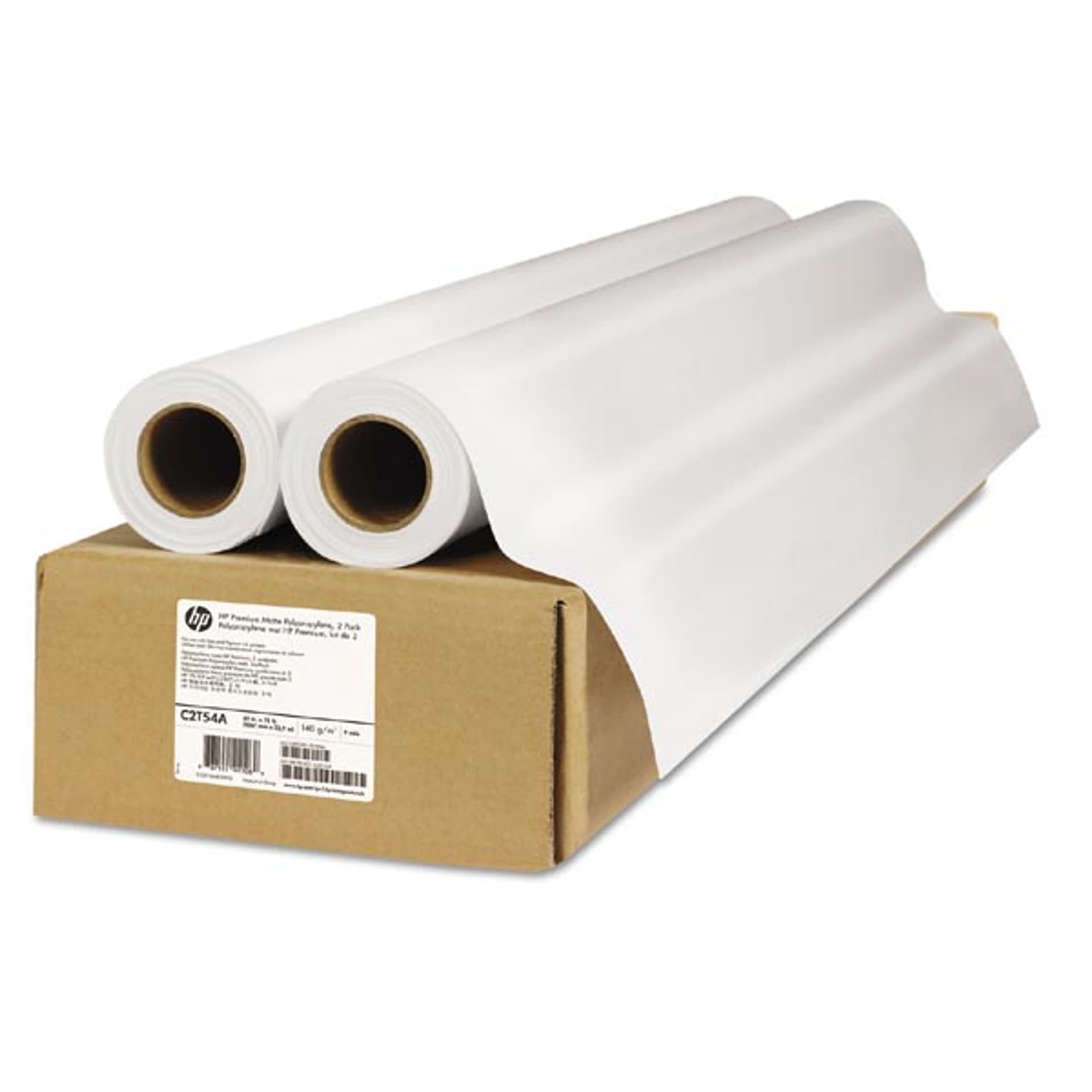 

HP 1067/22.9/Premium Matte Polypropylene, matowy, 42", 2-pack, C2T54A, 140 g/m2, niepowlekany polipropylen, 1067mmx22,9m, przezroc