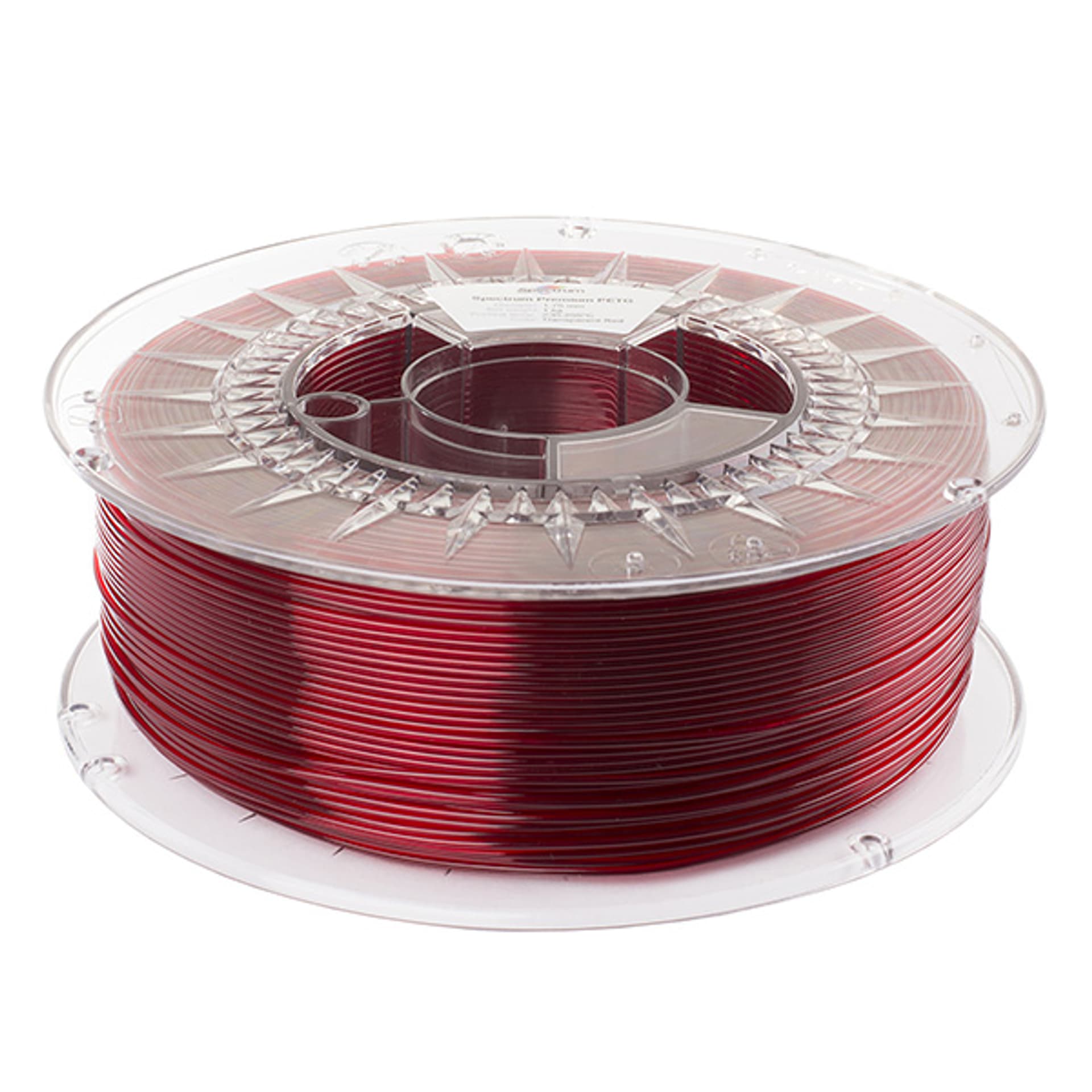 

Spectrum 3D filament, Premium PET-G, 1,75mm, 1000g, 80050, transparent red