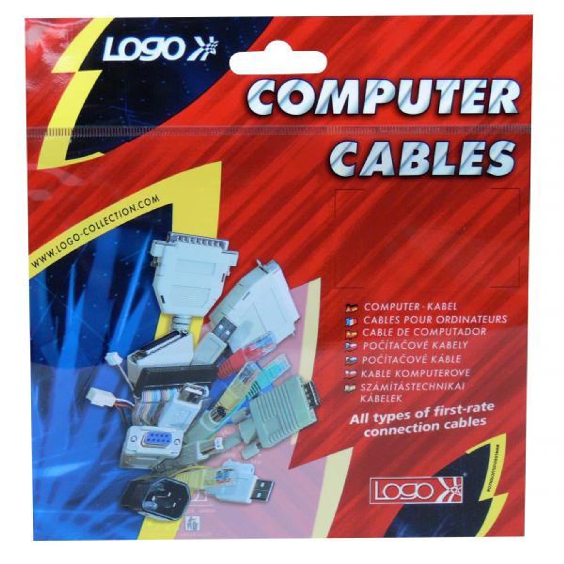 

Video Kabel SCART M - 2x CINCH M + S-VIDEO M, 1.5m, czarny, Logo