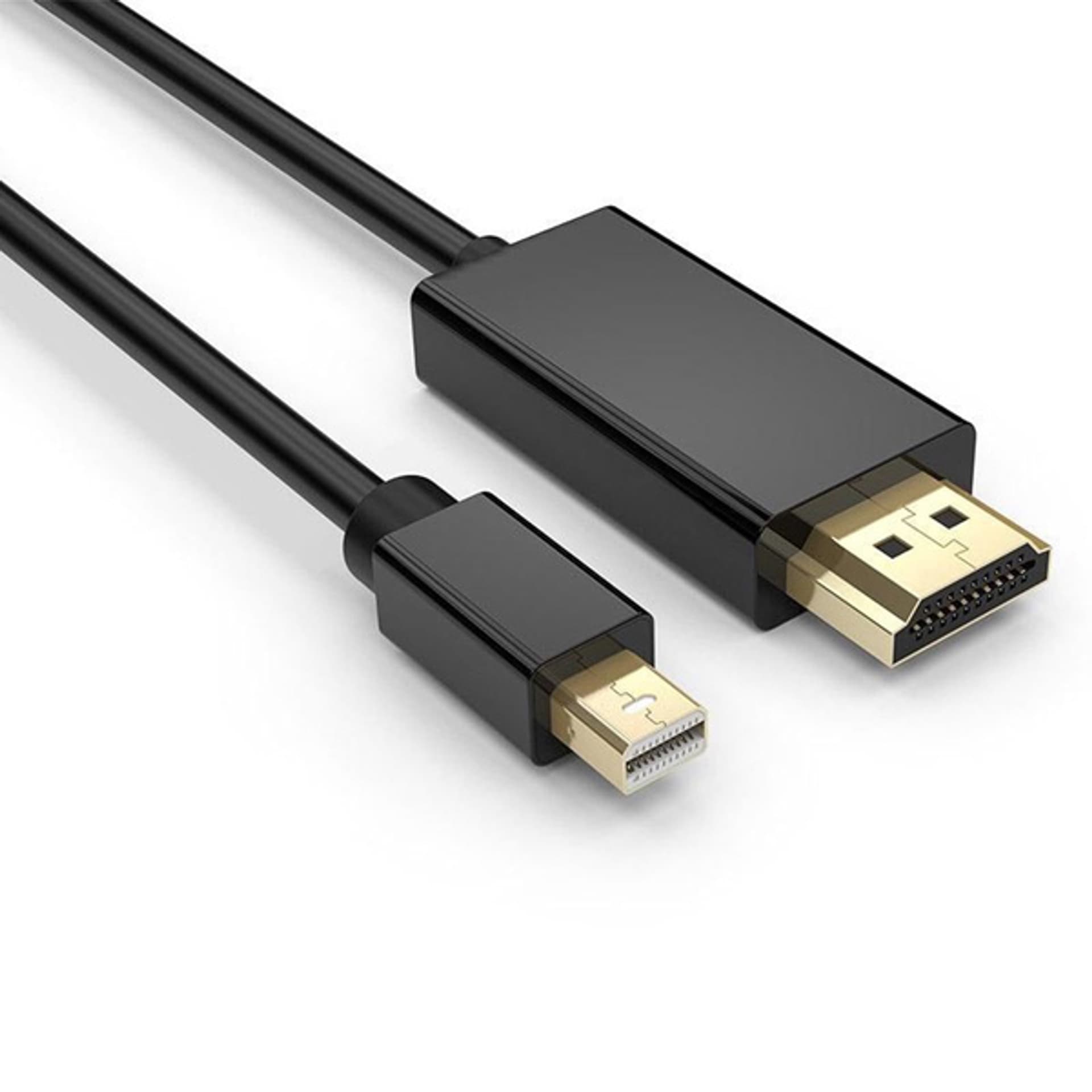 

Video Kabel mini DisplayPort (M) - HDMI M, 2m, czarny, M) - hdmi m/czarn