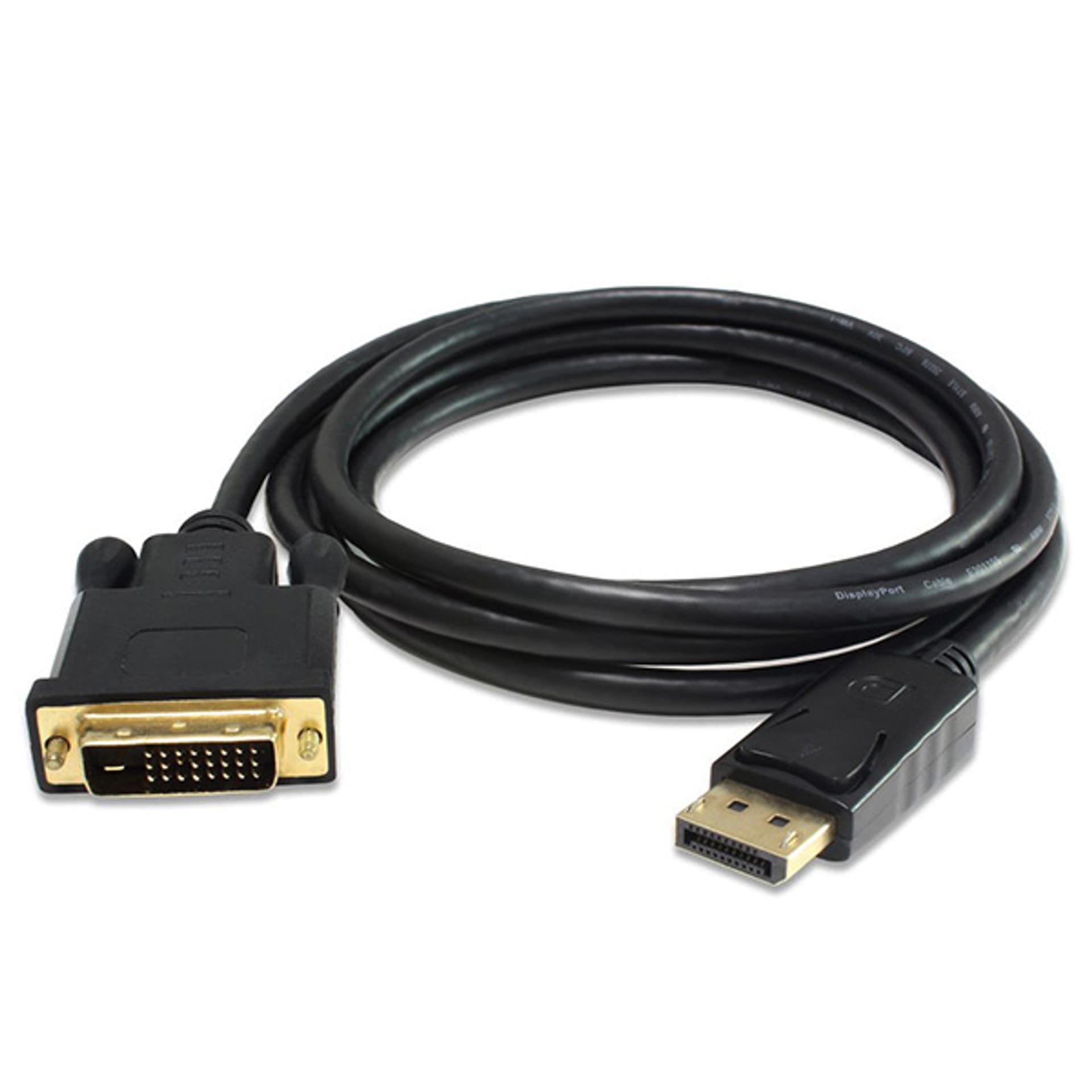 

Video Kabel DisplayPort M - DVI (24+1) M, 2m, pozłacane złącza, czarny, 24+1) m/pozłacane złącza/czarn