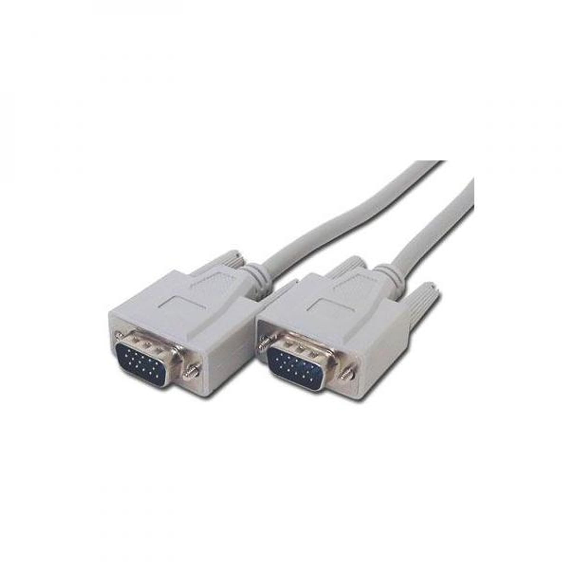 

Video Kabel VGA (D-Sub) (M) - VGA (D-Sub) (M), 3m, szary, M)/szar
