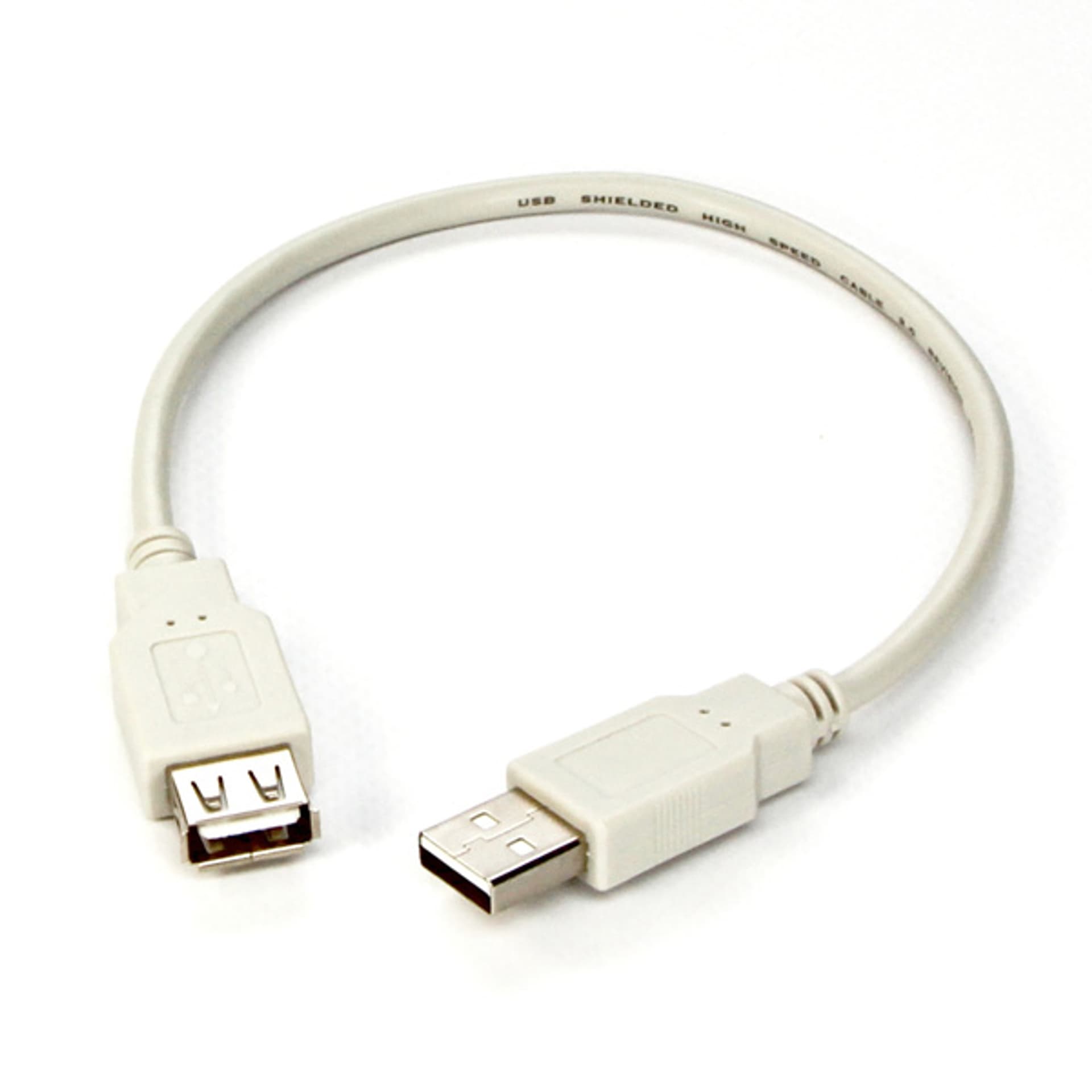 

Przedłużacz USB (2.), USB A M - USB A F, .3m, biała, 2.0)/usb a m - usb a f/biał