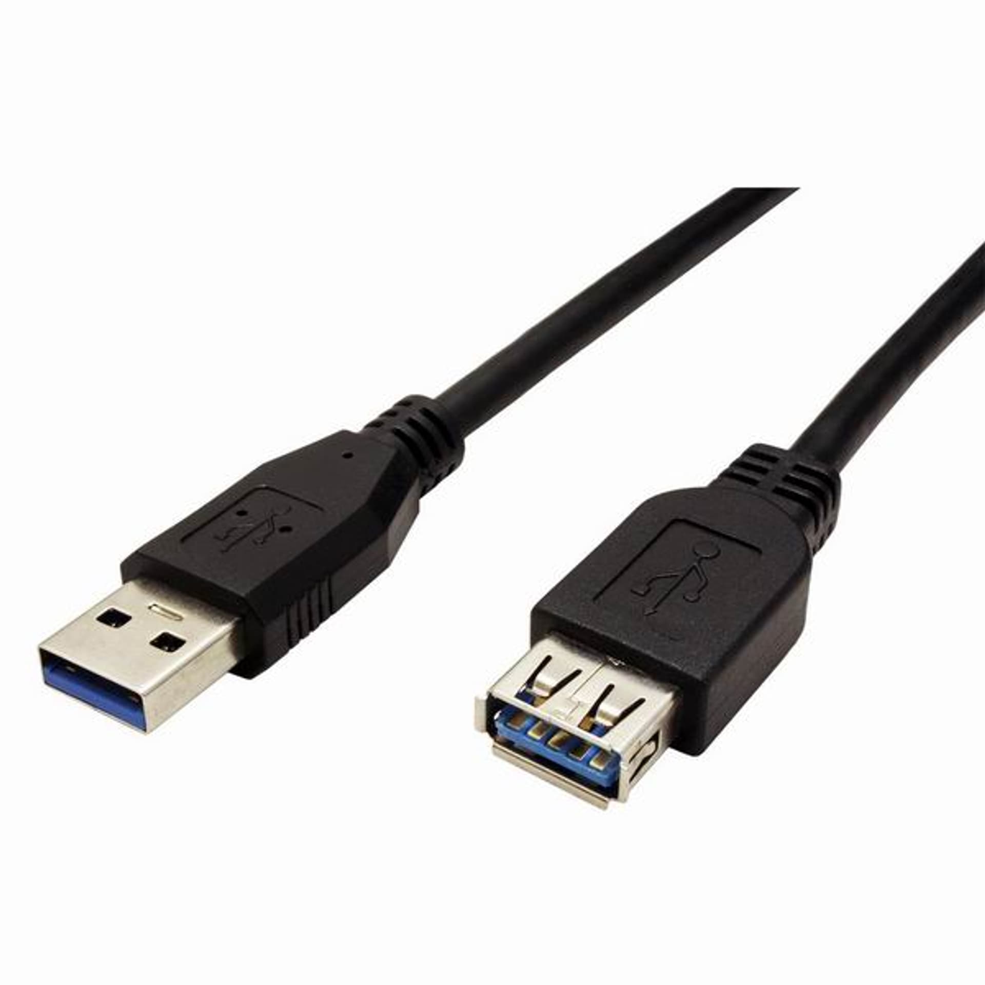 

Przedłużacz USB (3.0), USB A M - USB A F, .8m, czarna, 3.0)/usb a m - usb a f/czarn