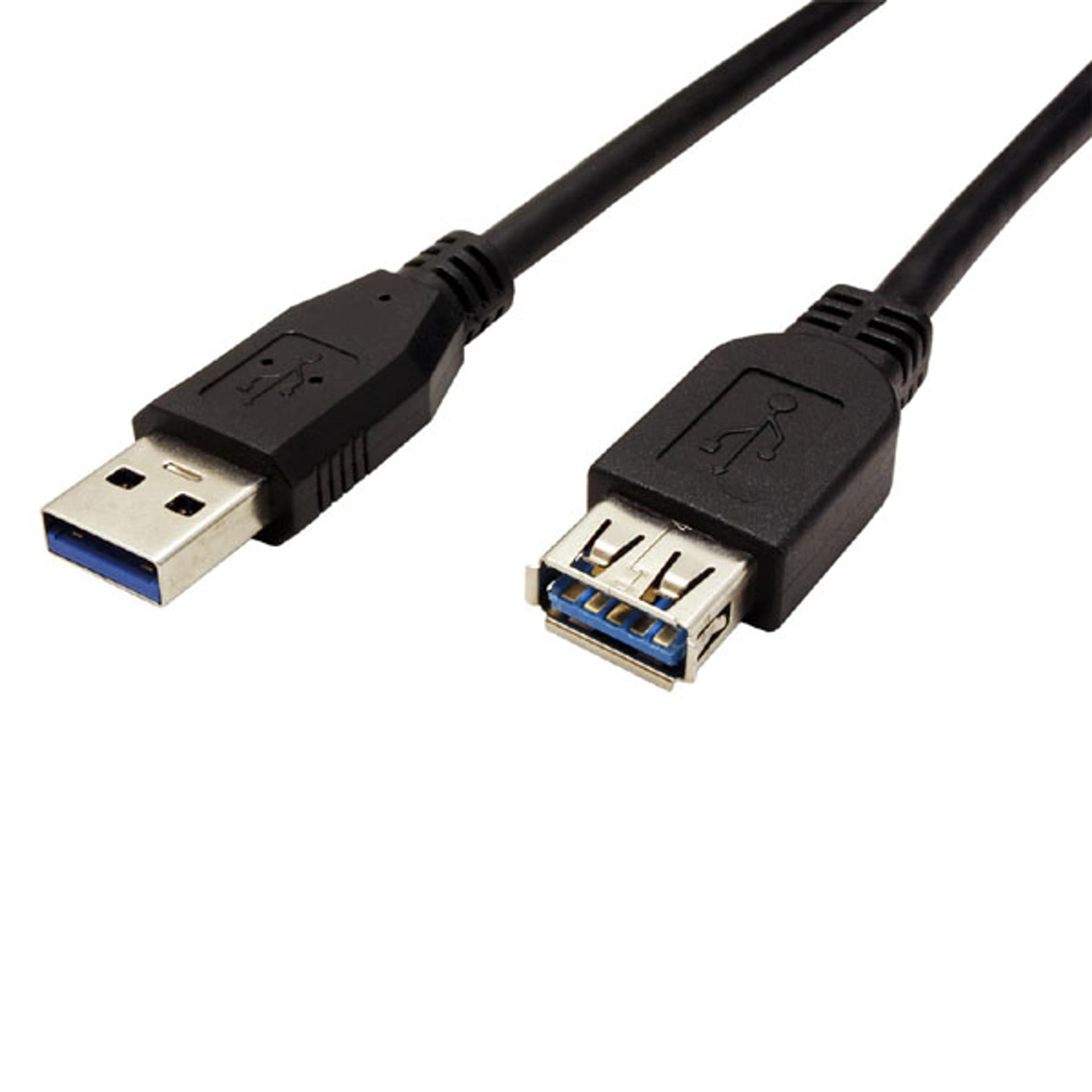 

Przedłużacz USB (3.0), USB A M - USB A F, .8m, czarny, 3.0)/usb a m - usb a f/czarn