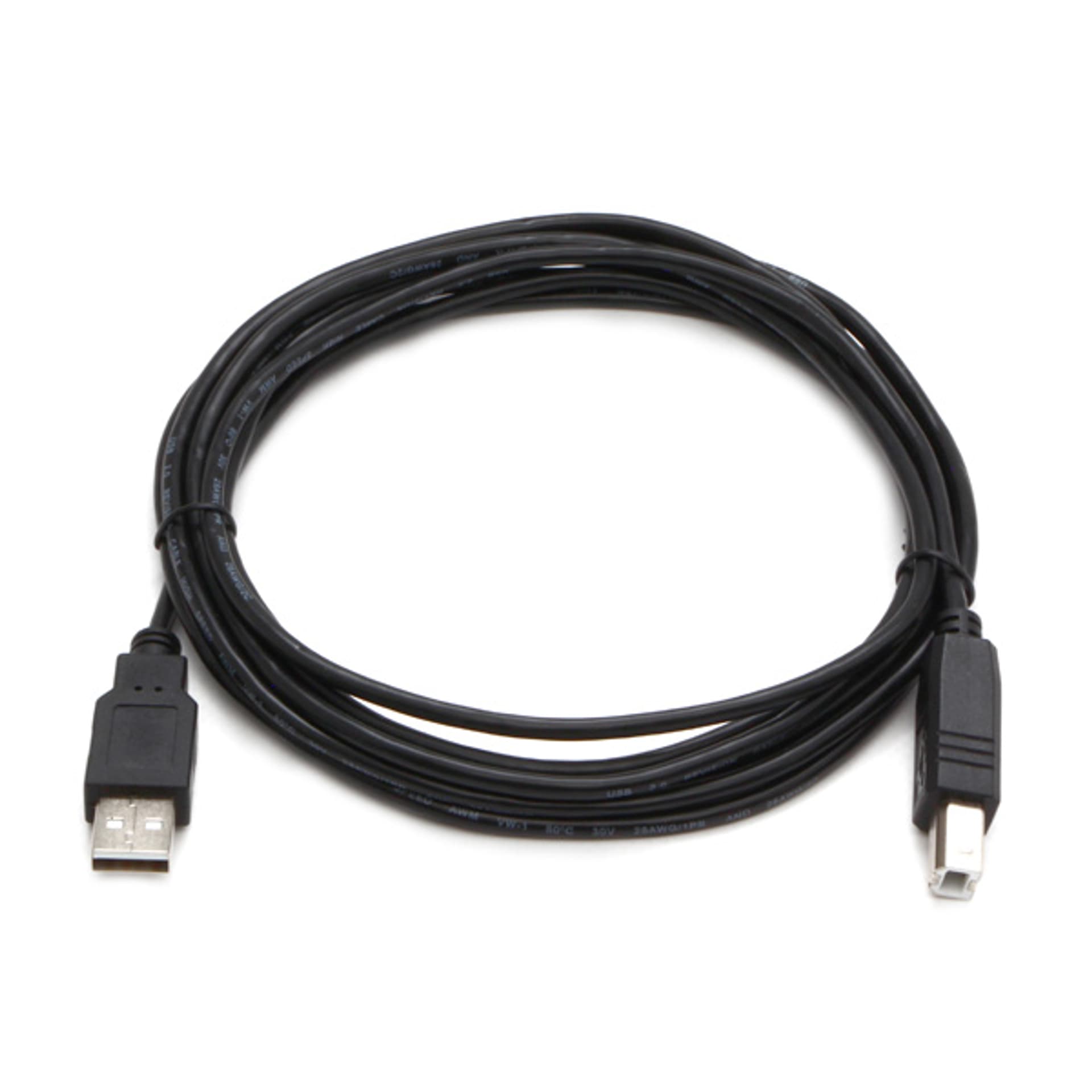 

Logo USB kabel (2.0), USB A M - USB B (M), 3m, czarny, blistr, M)/czarny/blist