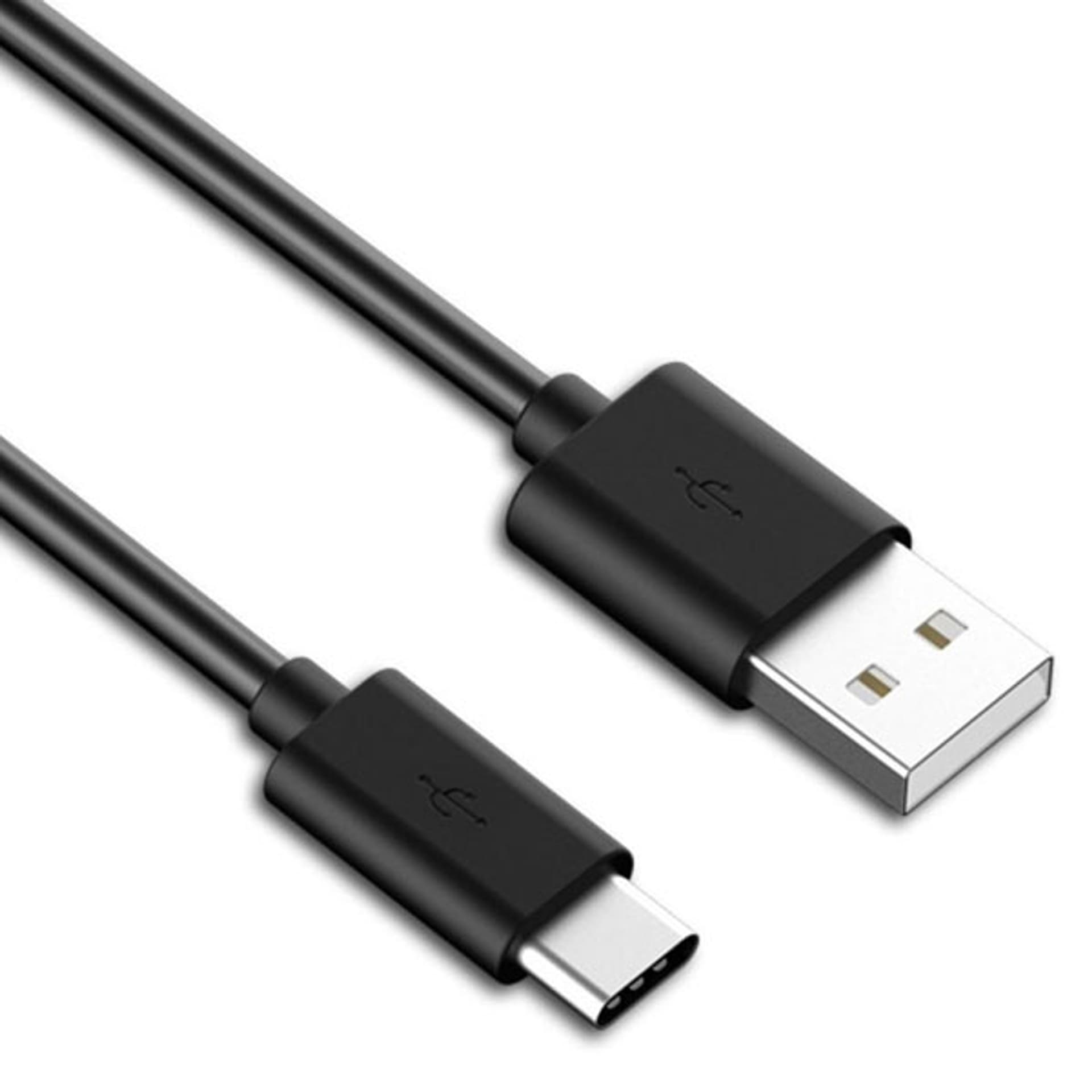 

USB kabel (2.0), USB A M - USB C (M), 1m, czarny, M)/czarn