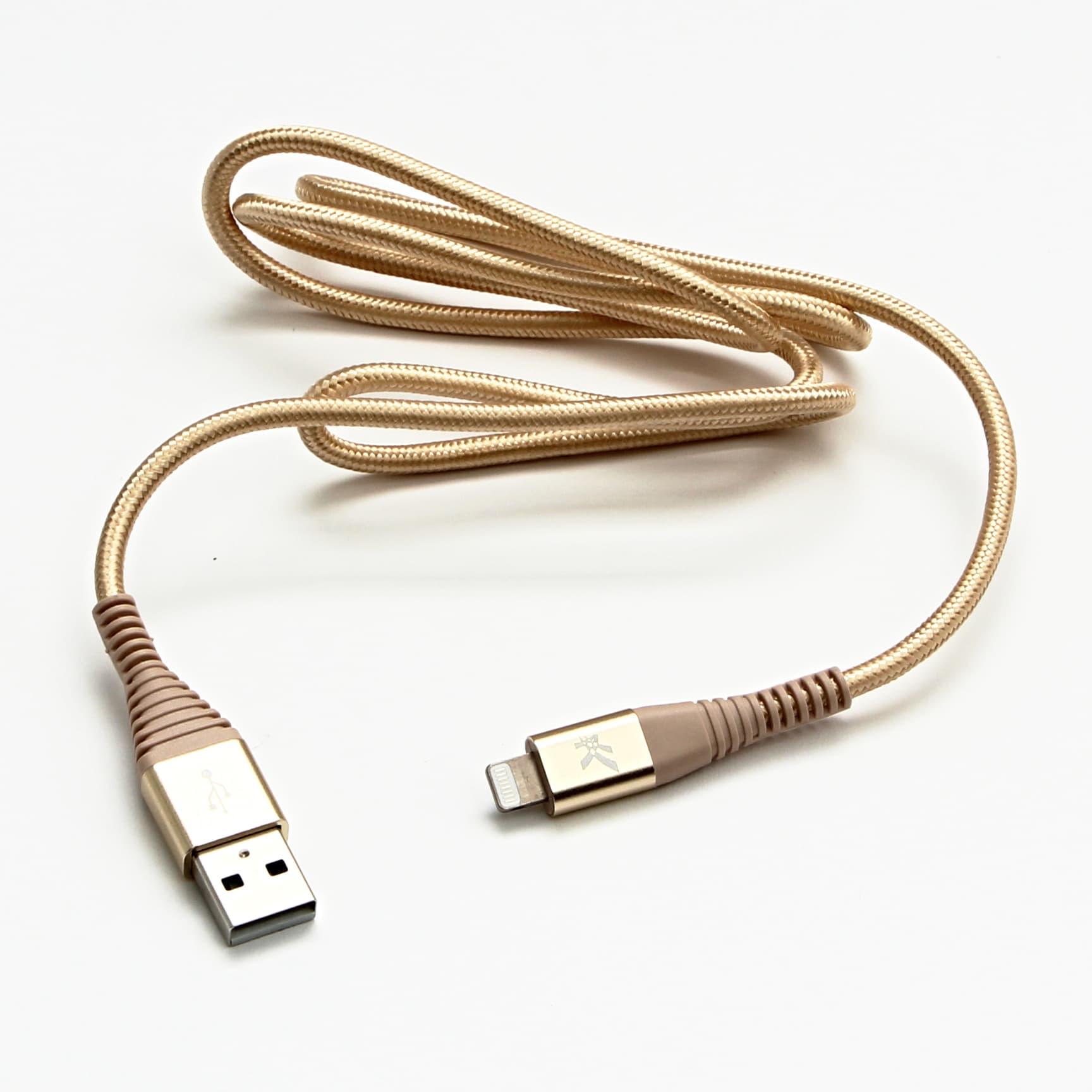 

Logo USB kabel (2.0), USB A M - Apple Lightning M, 2m, MFi certifikat, 5V/2,4A, złoty, box, oplot nylonowy, aluminiowa osłona złąc, 2.0)/usb a m - apple lightning m/mfi certifikat/5v/2.4a/złoty/box/oplot nylonowy/aluminiowa osłona złą